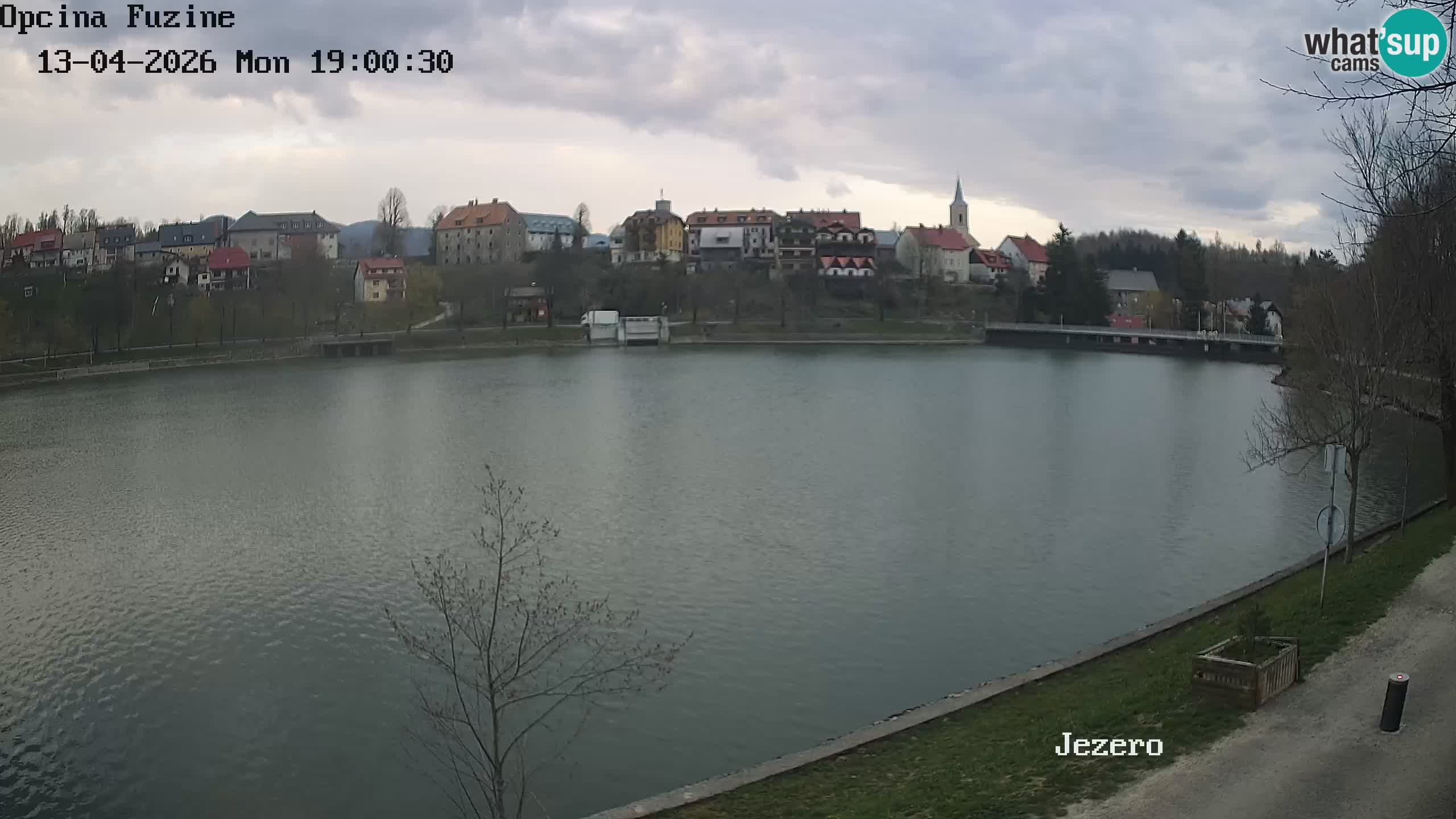 Bajersko Jezero web kamera Fužine