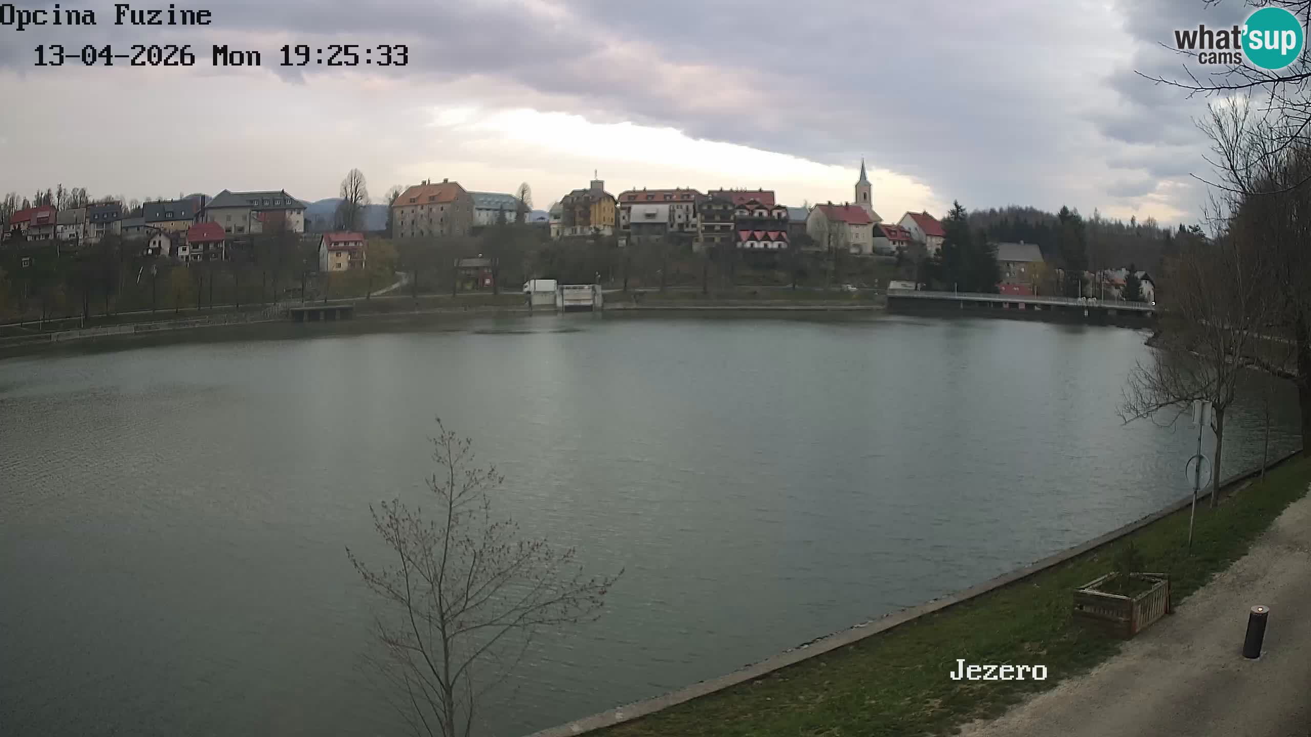 Bajersko Jezero web kamera Fužine