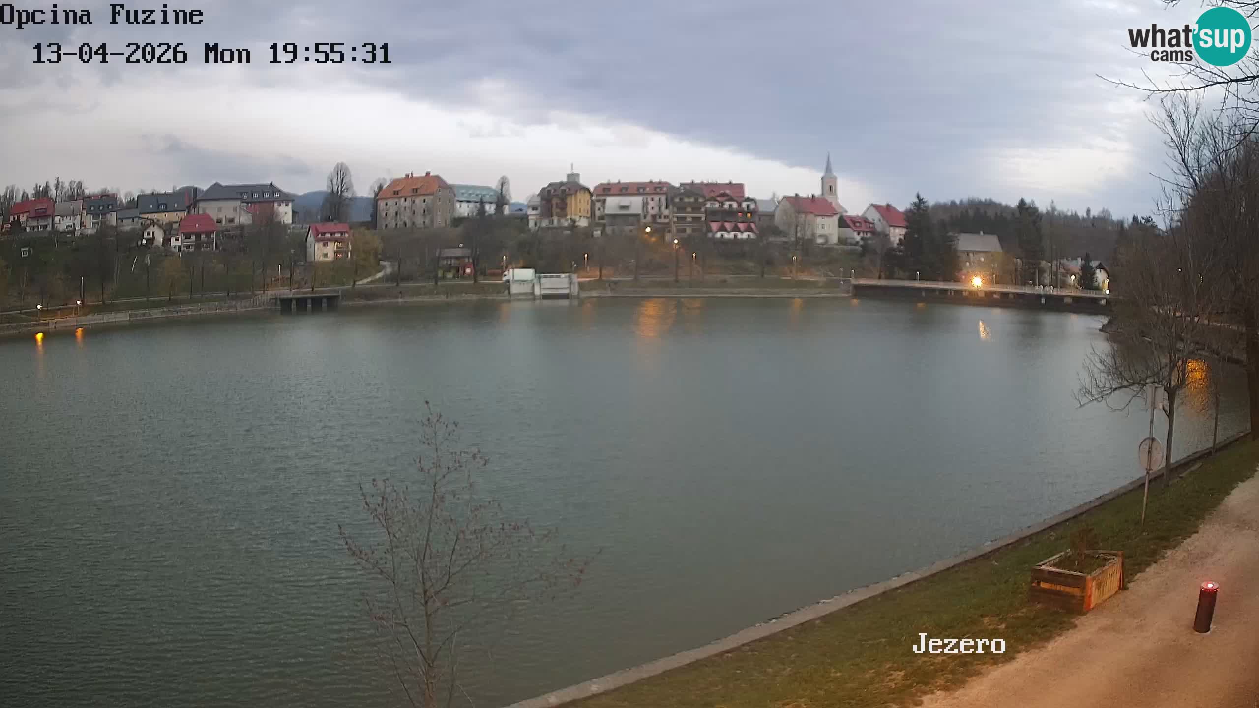 Bajersko Jezero web kamera Fužine