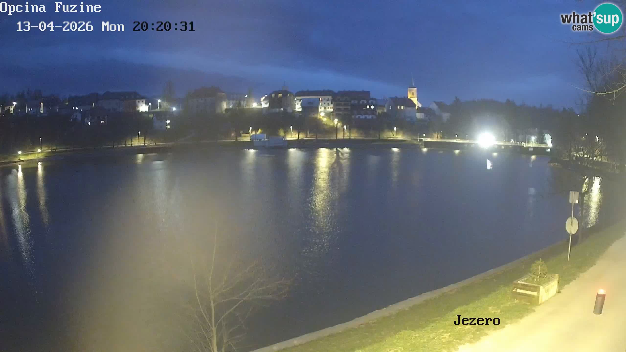 Bajersko Jezero web kamera Fužine