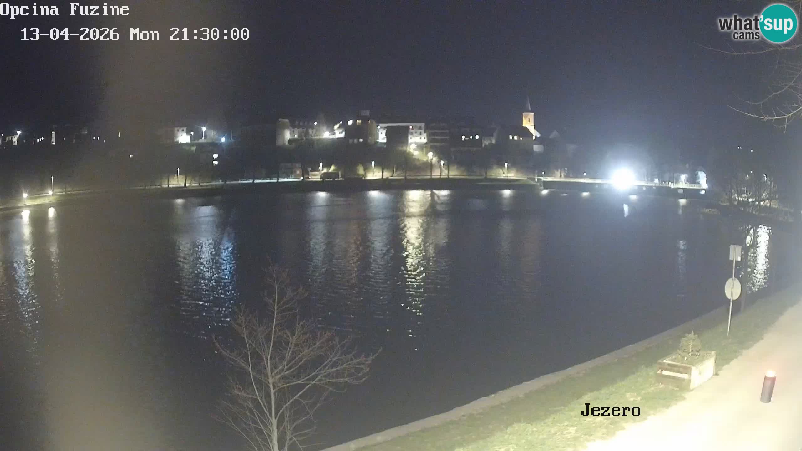 Bajersko Jezero web kamera Fužine