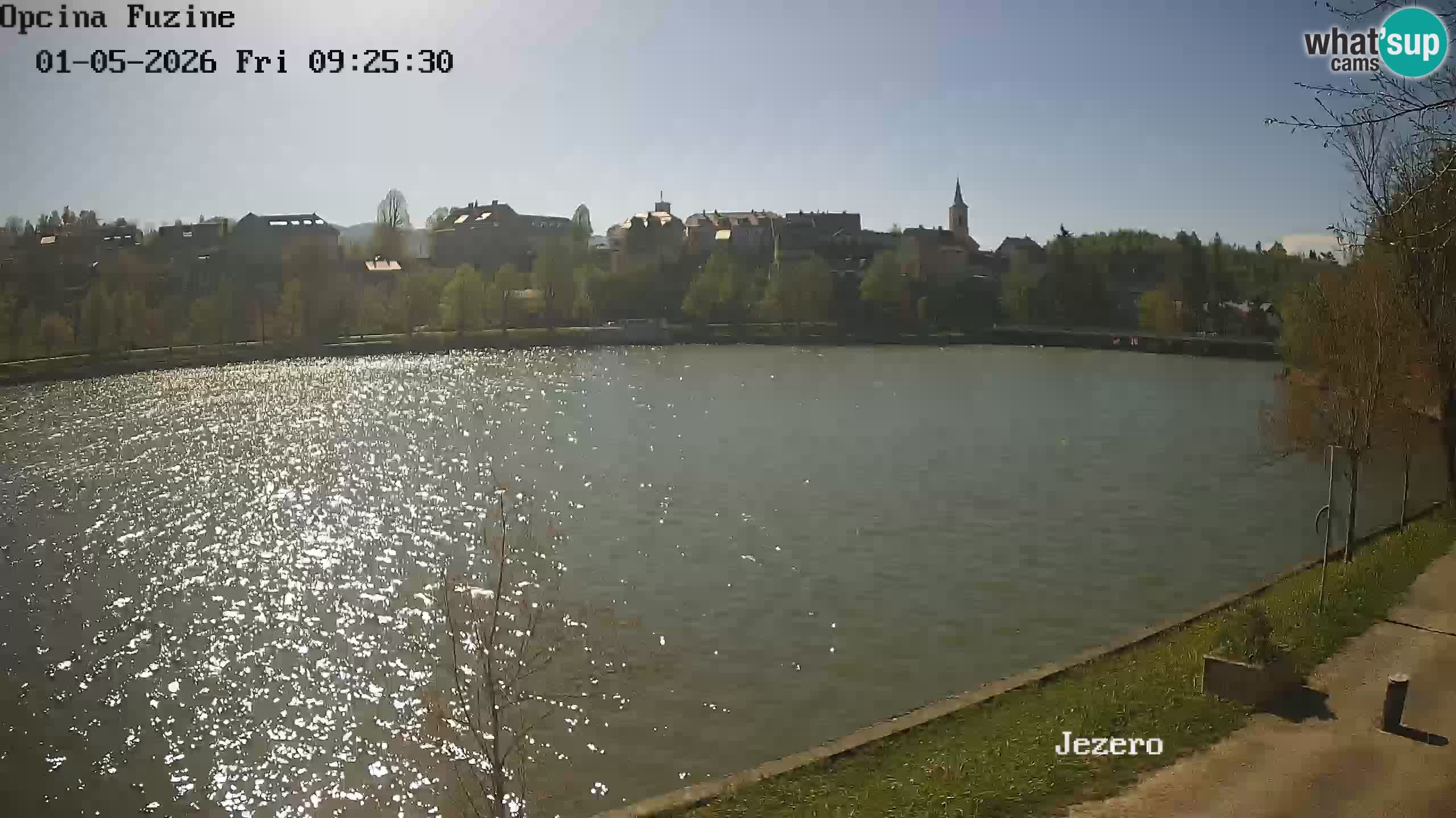 Bajersko Jezero web kamera Fužine