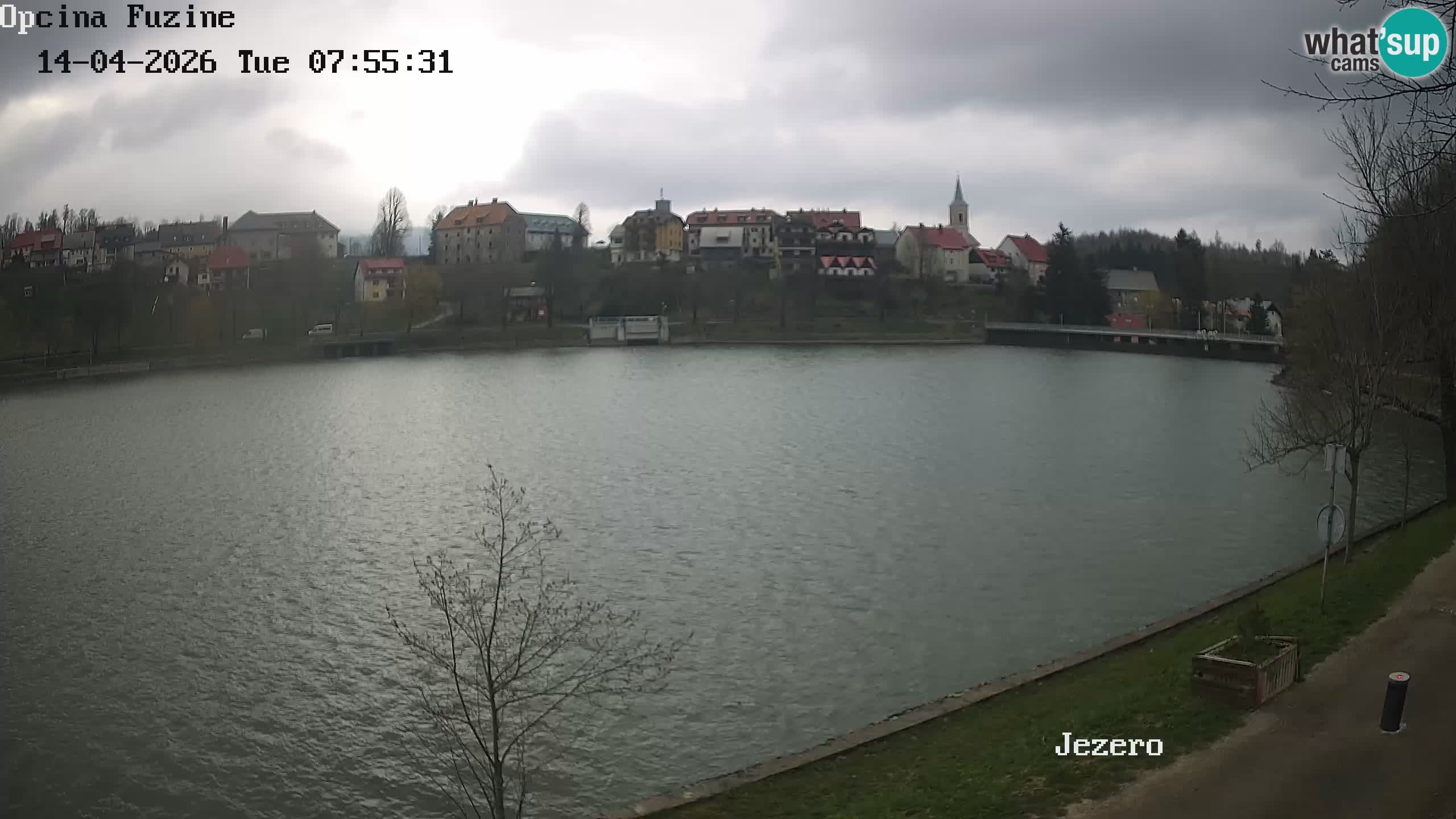 Bajersko Jezero web kamera Fužine