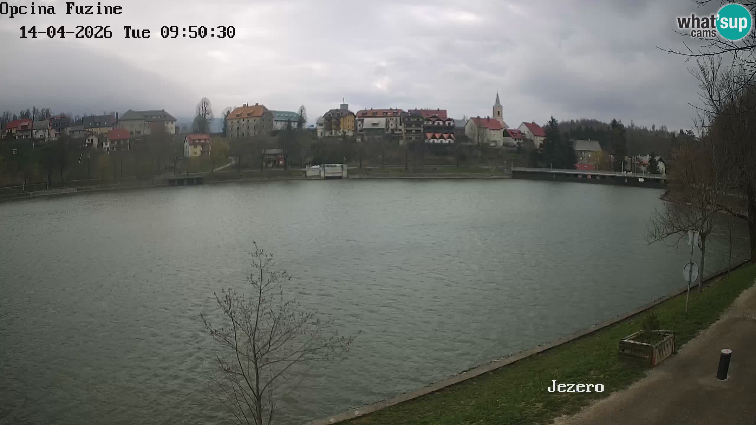 Bajersko Jezero web kamera Fužine