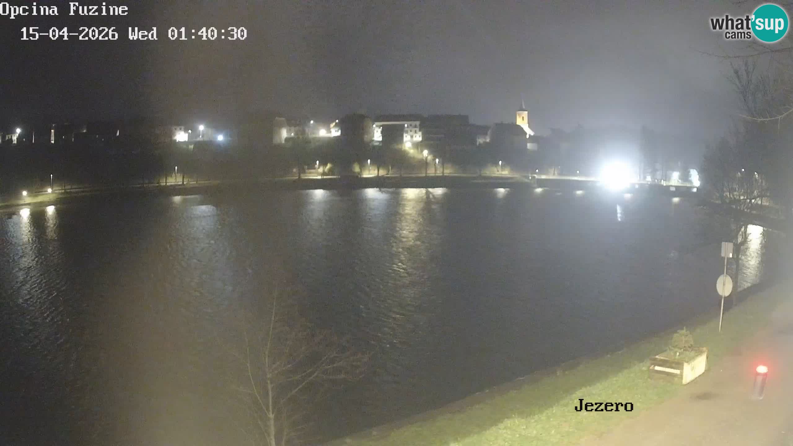 Bajersko Jezero web kamera Fužine