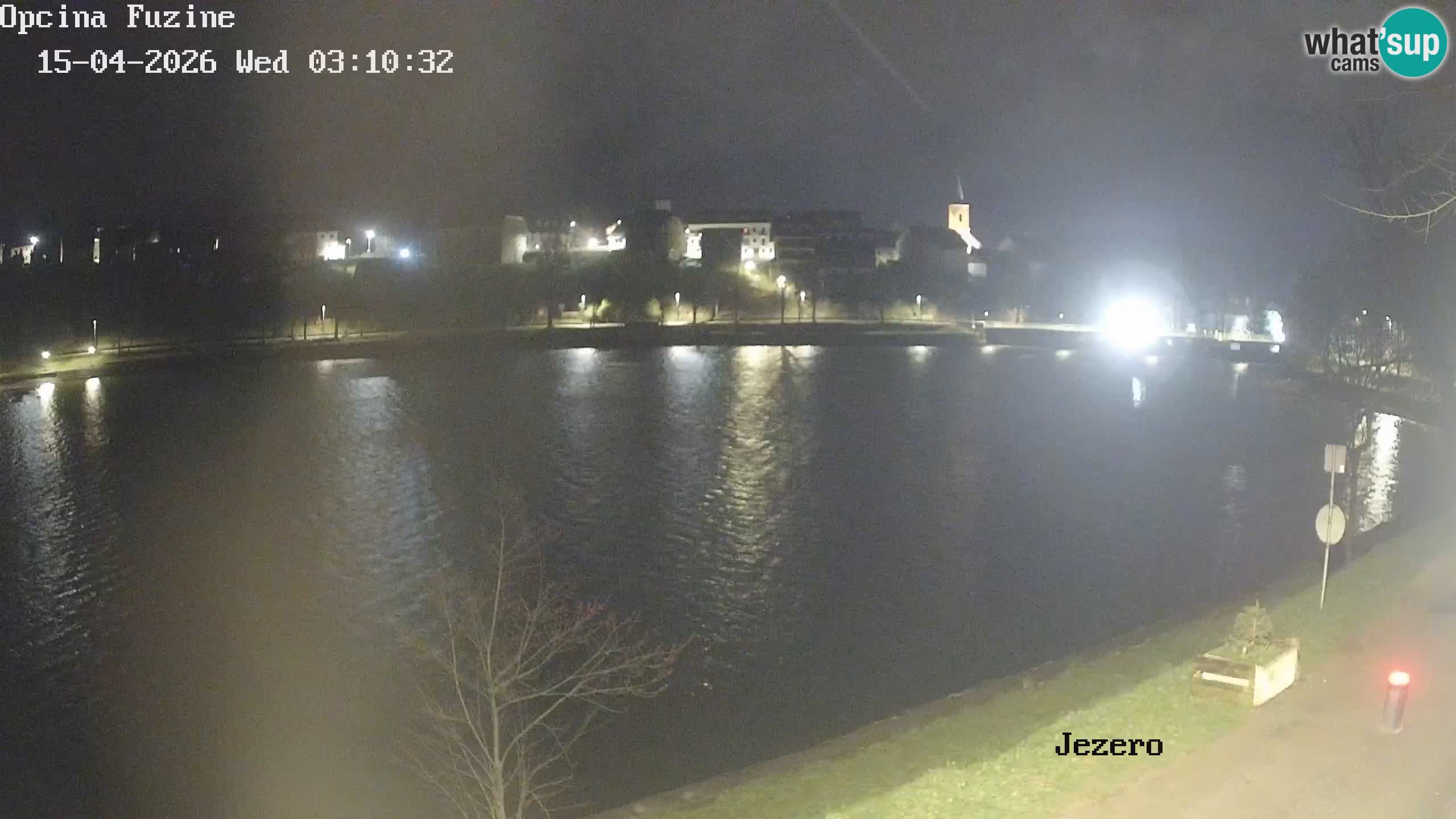 Bajersko Jezero web kamera Fužine