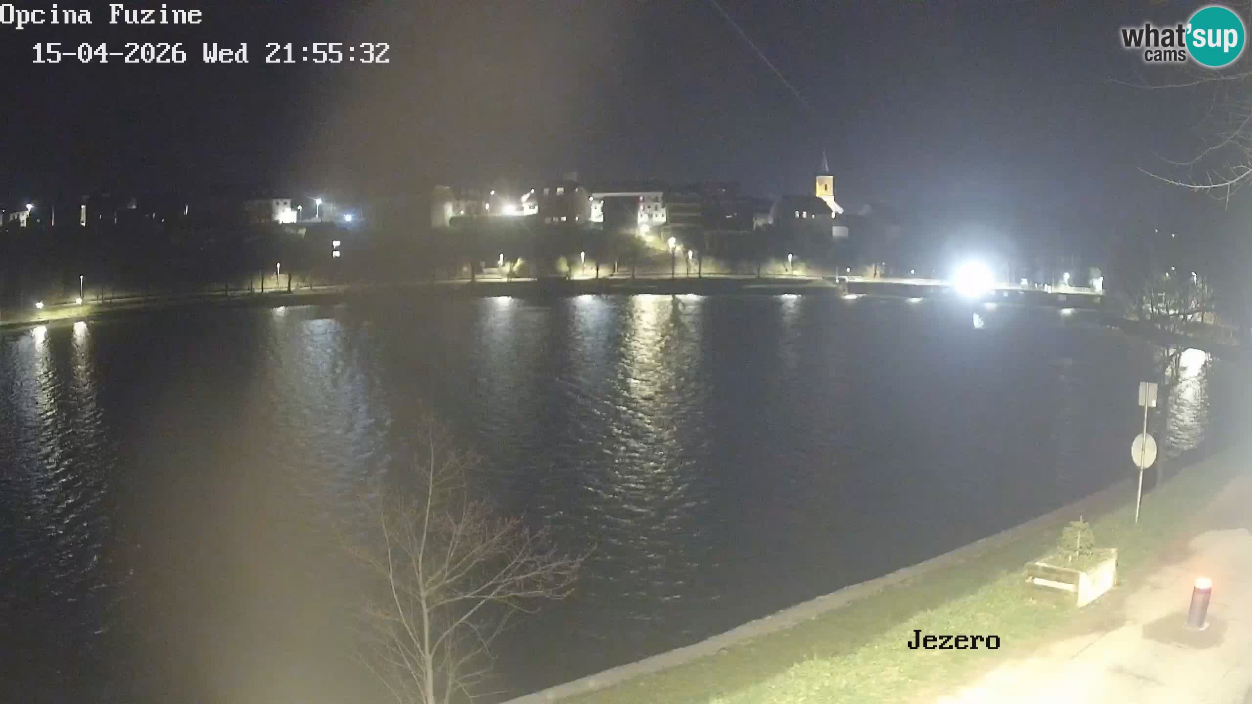 Bajersko Jezero web kamera Fužine