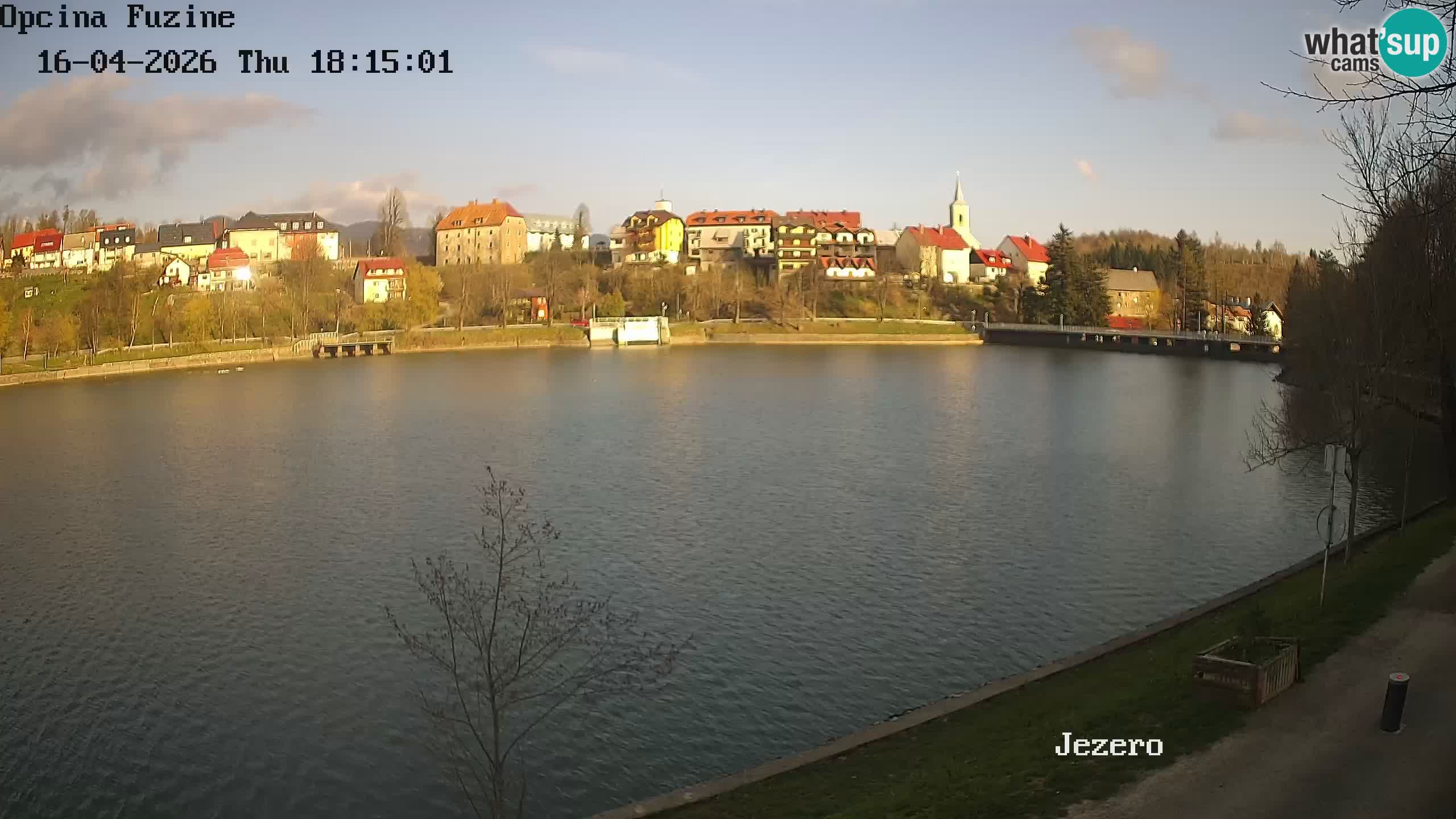 Bajersko Jezero web kamera Fužine