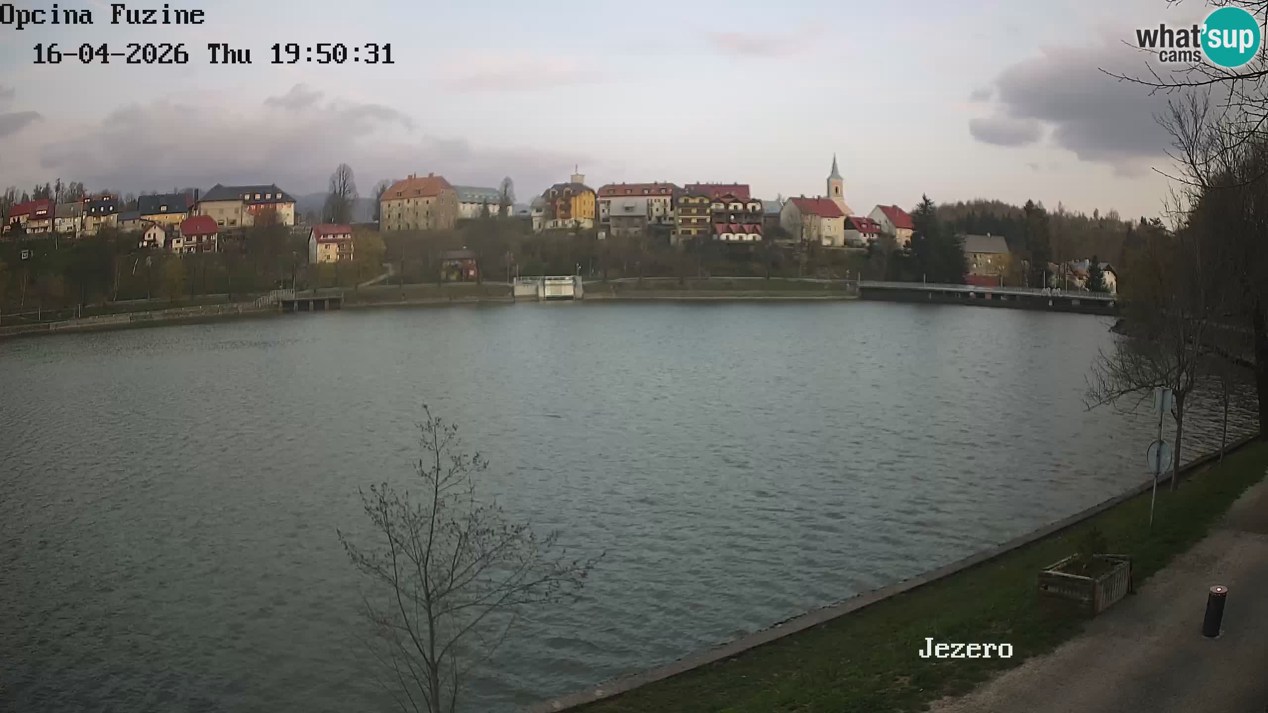 Bajersko Jezero web kamera Fužine