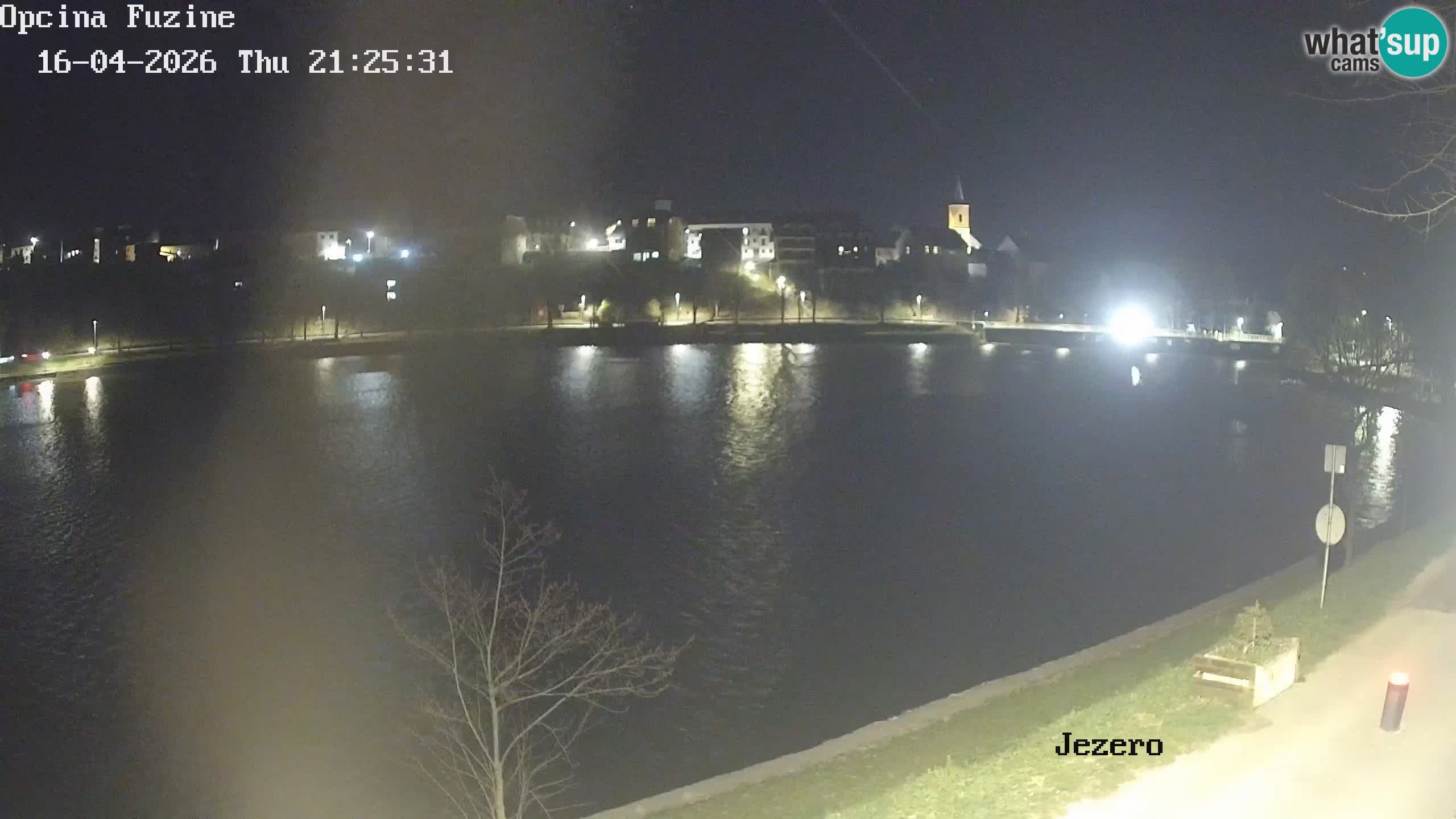 Bajersko Jezero web kamera Fužine