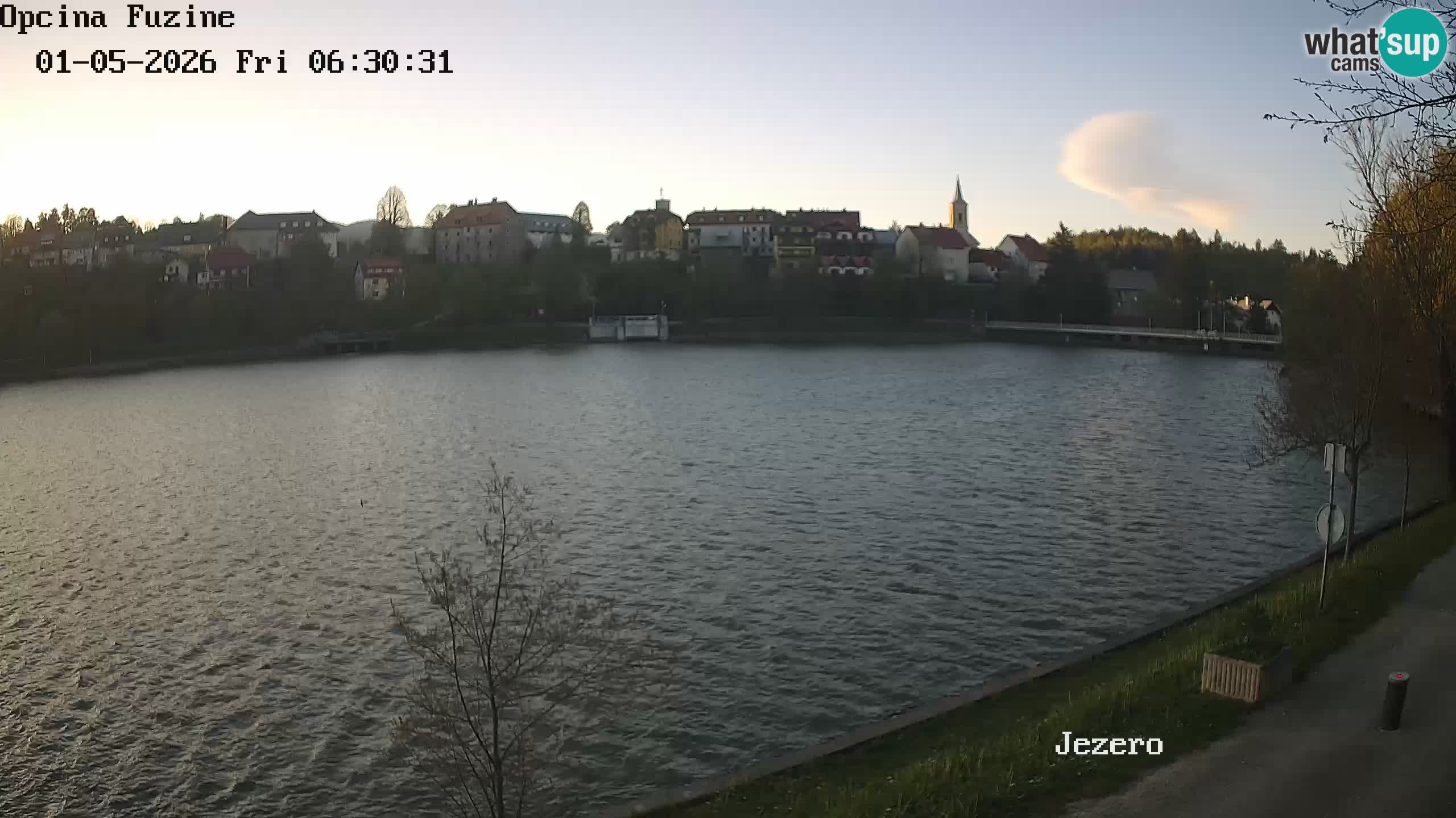 Bajersko Jezero web kamera Fužine