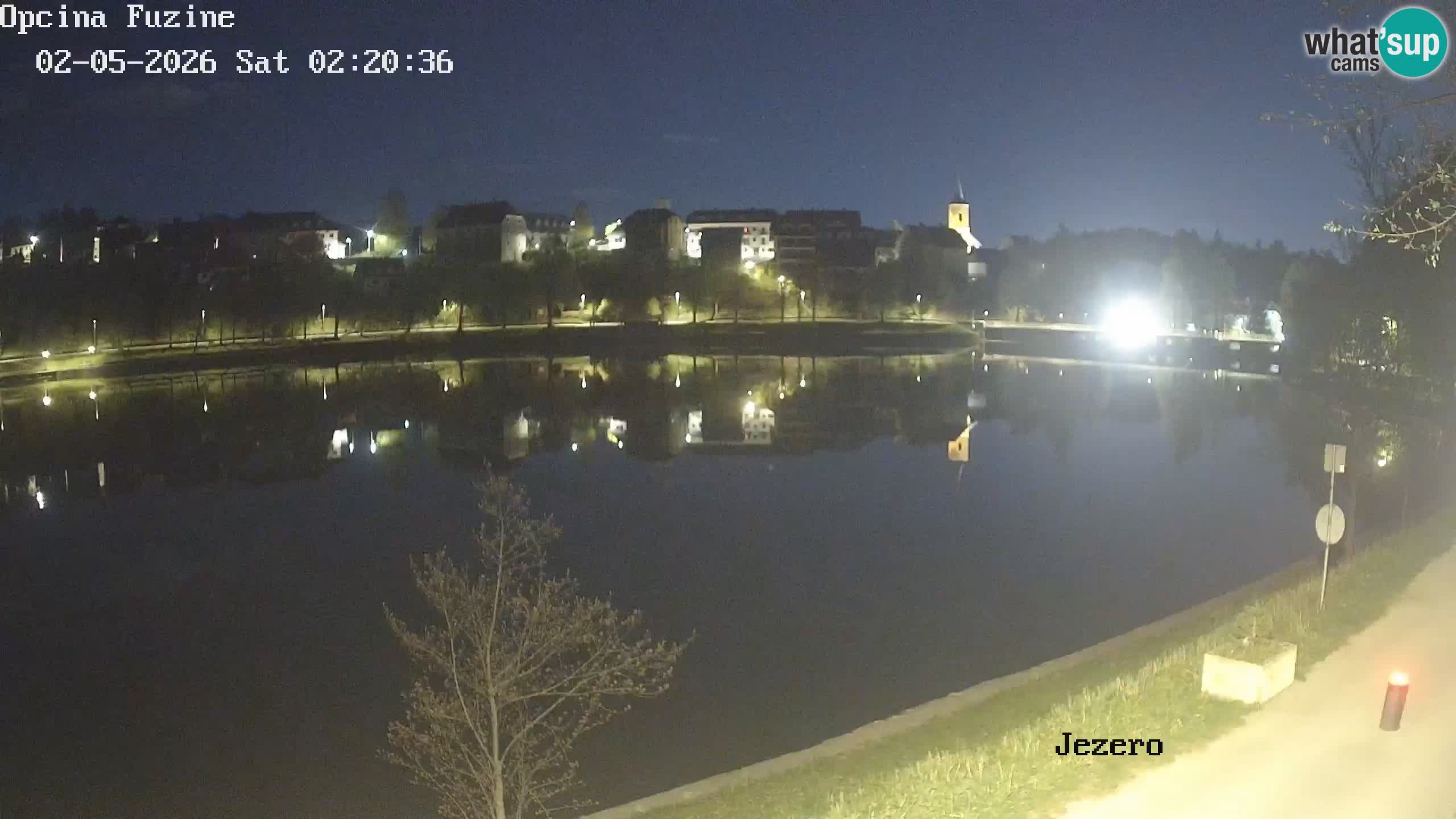 Bajersko Jezero web kamera Fužine