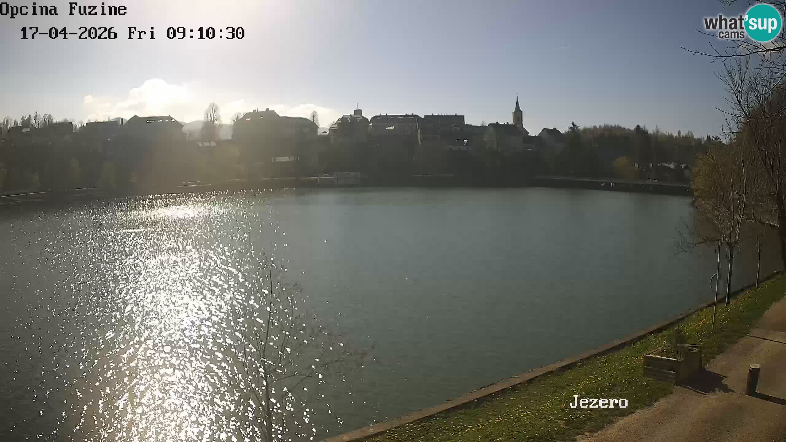 Bajersko Jezero web kamera Fužine