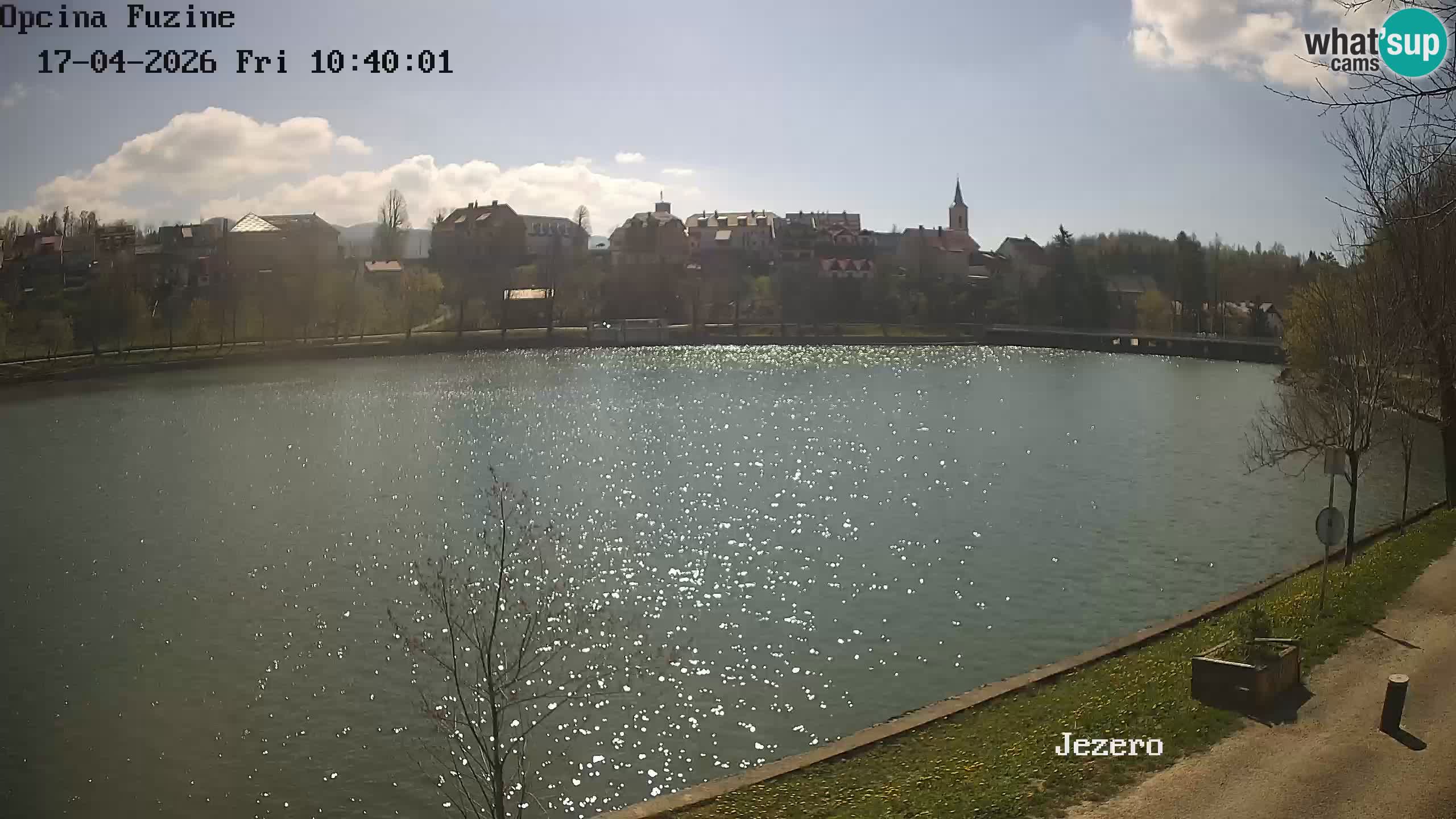 Bajersko Jezero web kamera Fužine