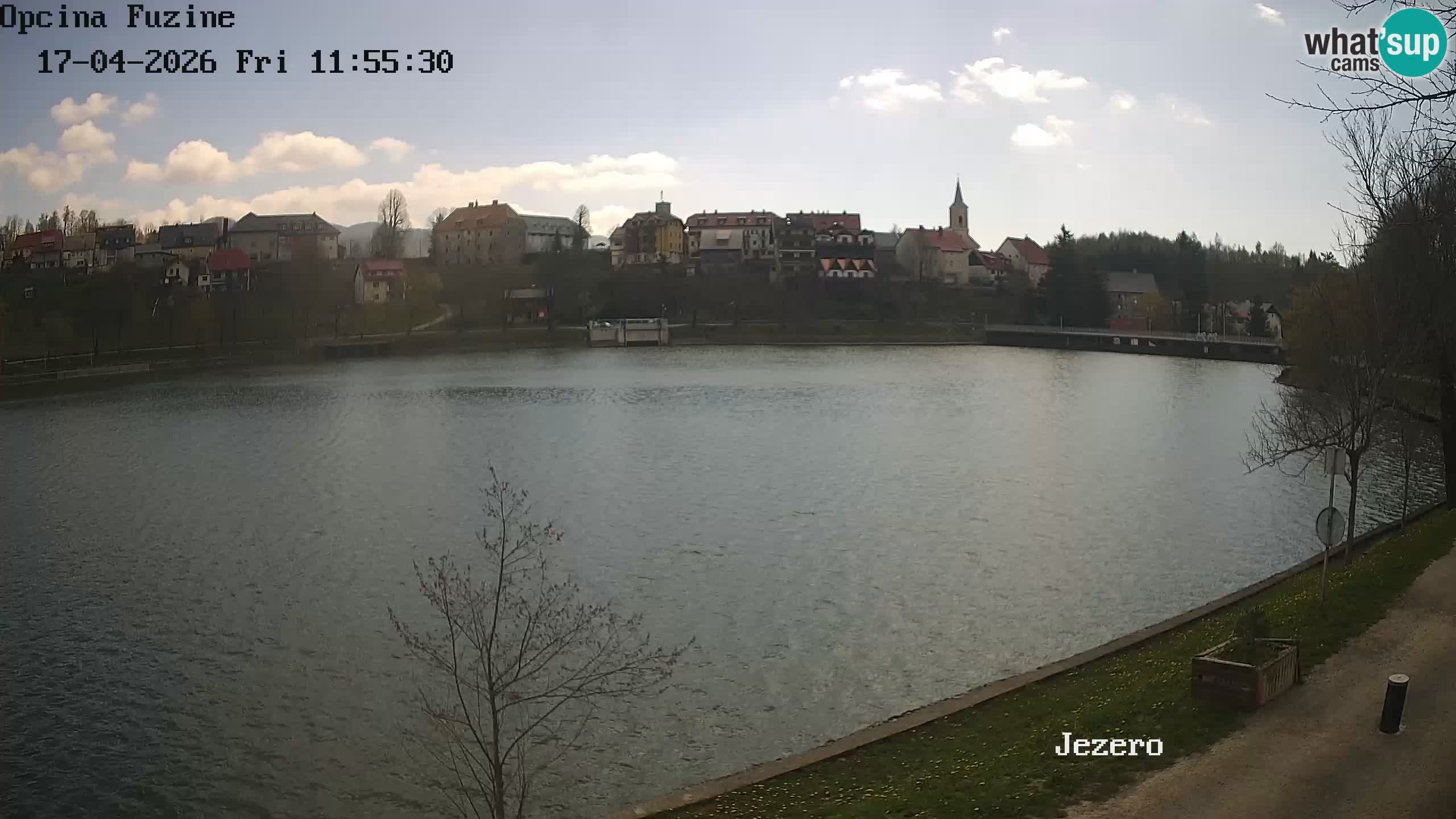 Bajersko Jezero web kamera Fužine