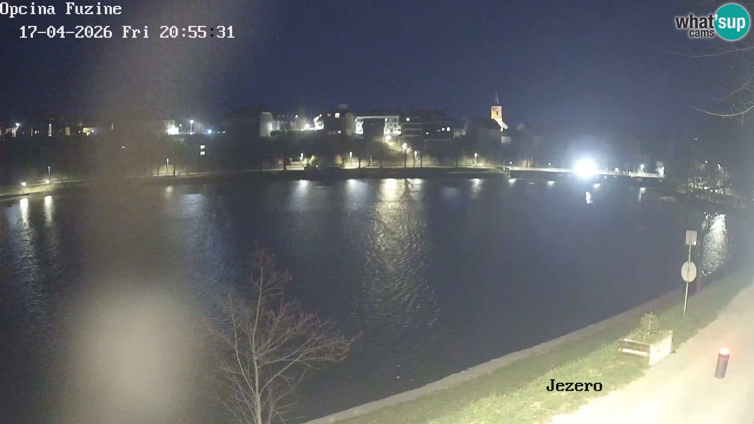 Bajersko Jezero web kamera Fužine