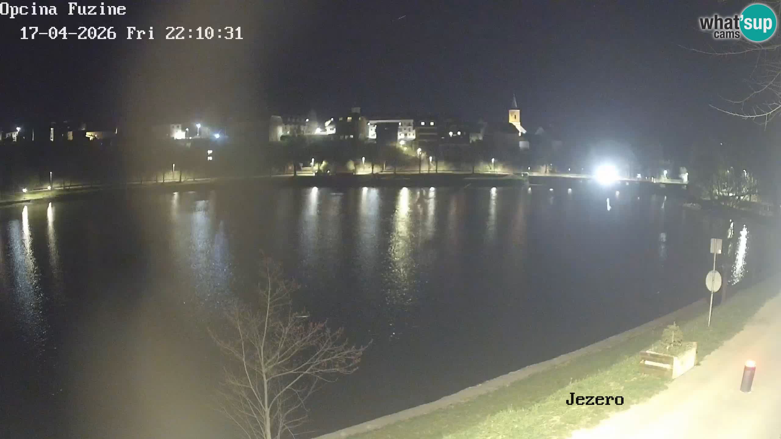 Bajersko Jezero web kamera Fužine