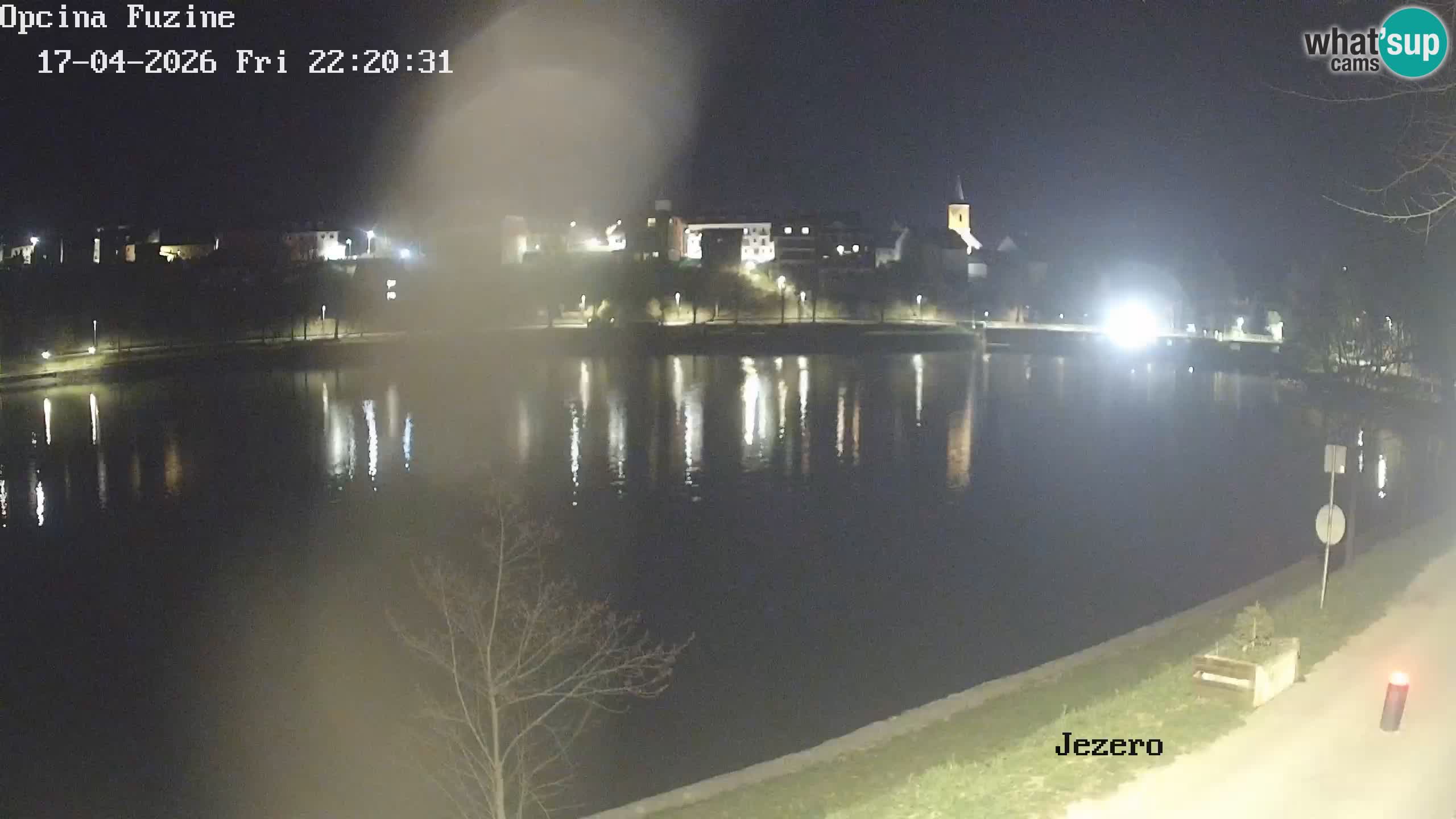 Bajersko Jezero web kamera Fužine