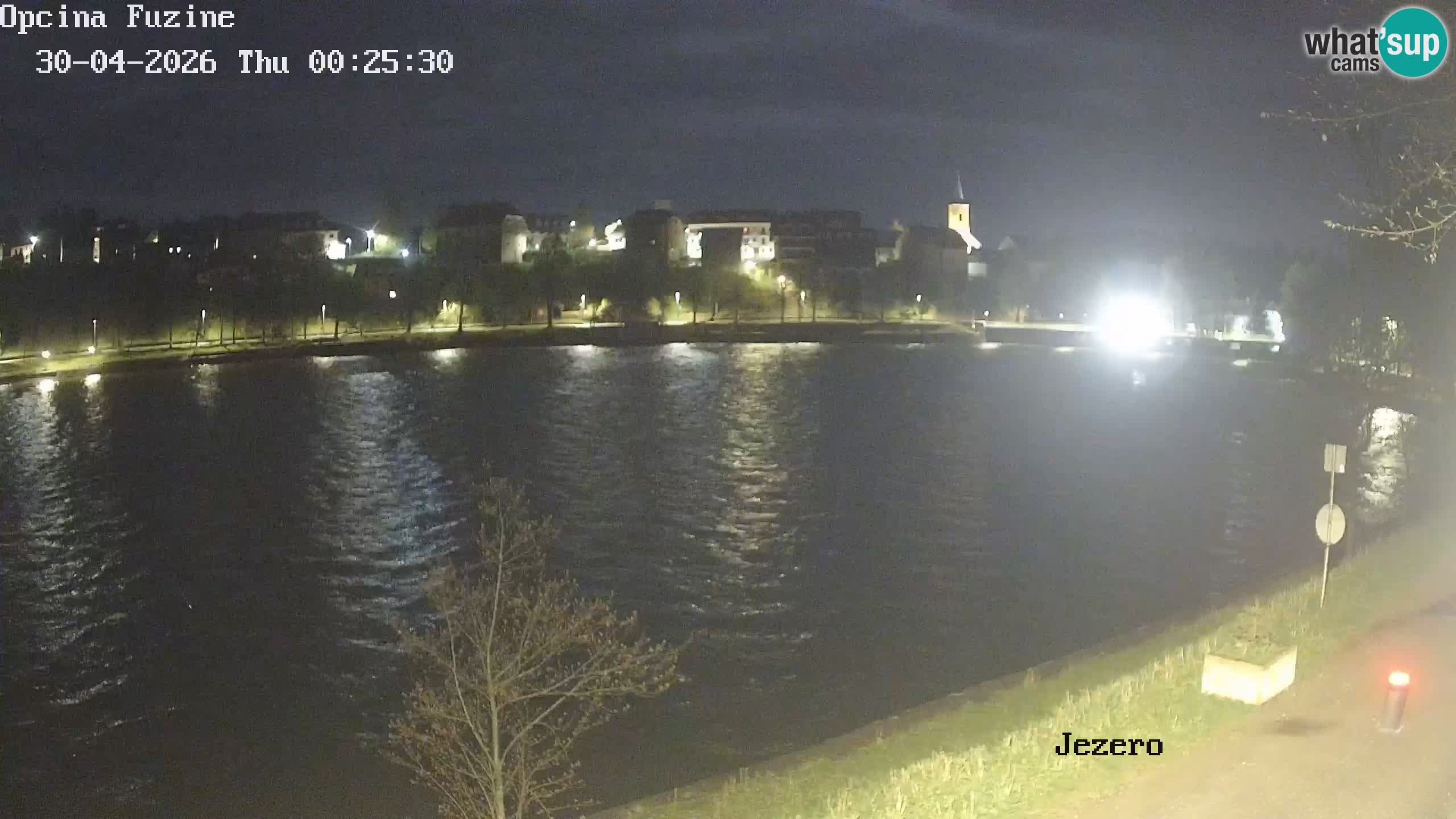 Bajersko Jezero web kamera Fužine