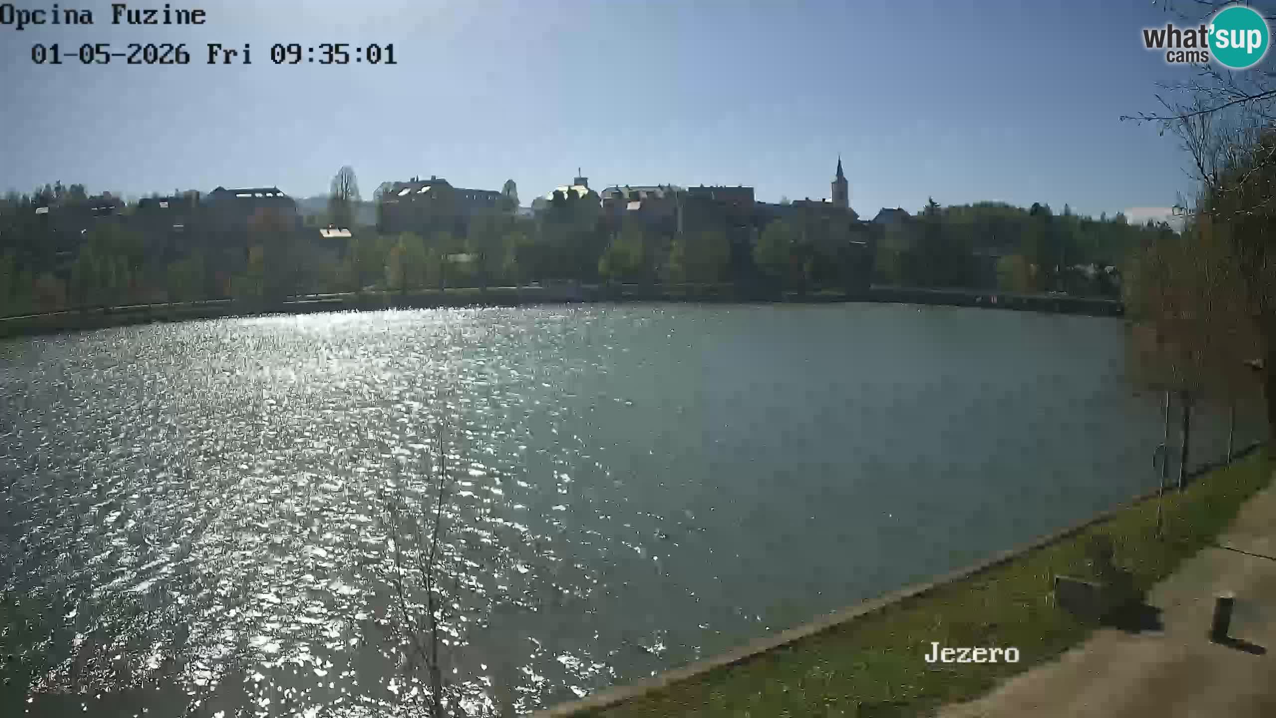 Bajersko Jezero web kamera Fužine