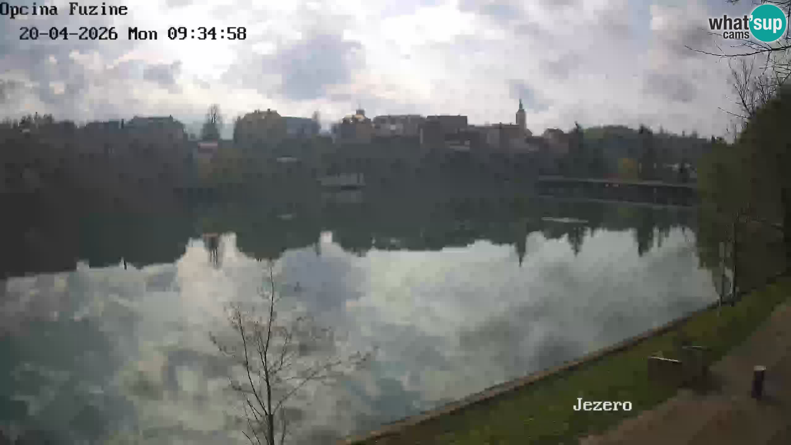 Bajersko Jezero web kamera Fužine