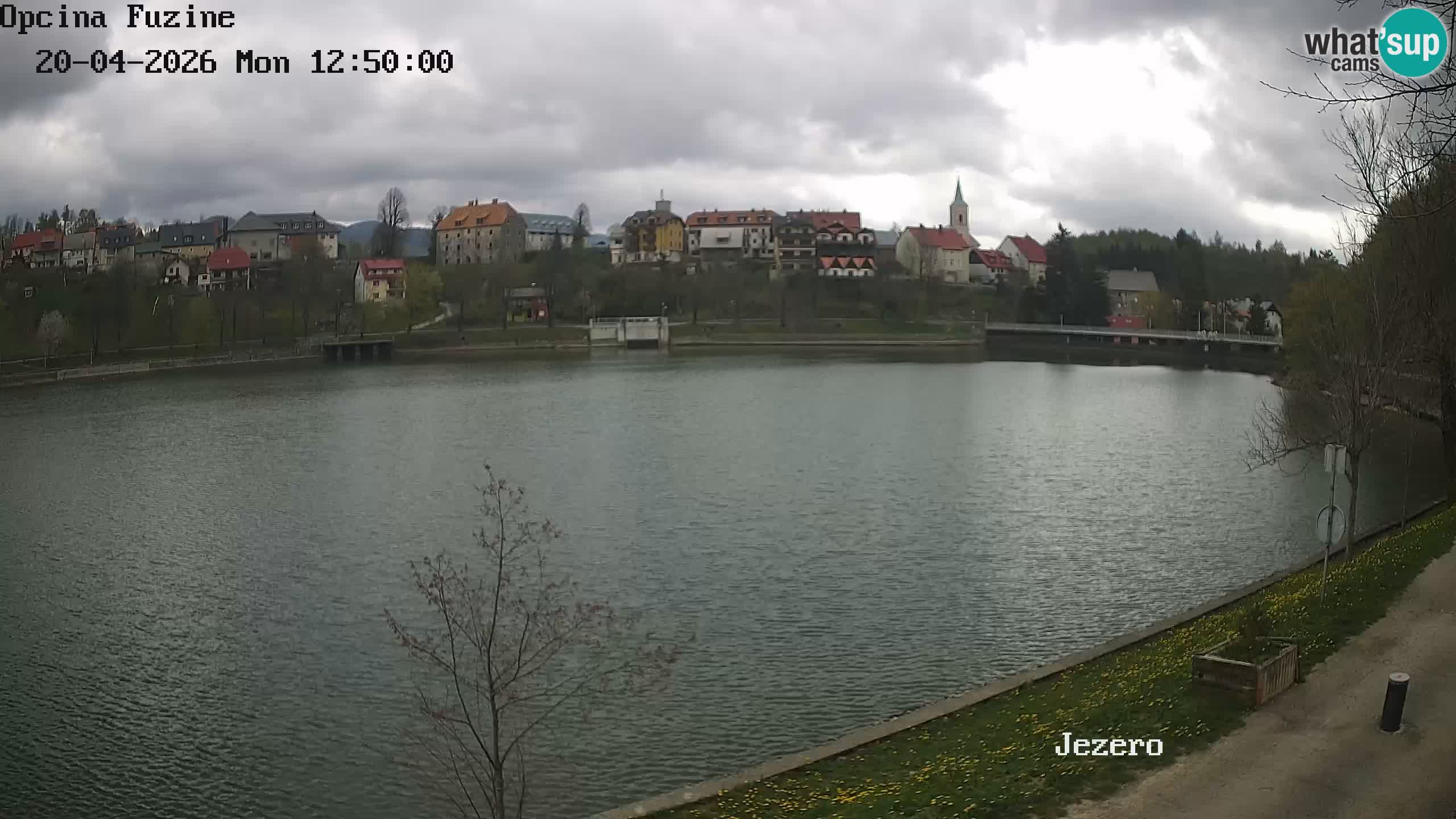 Bajersko Jezero web kamera Fužine