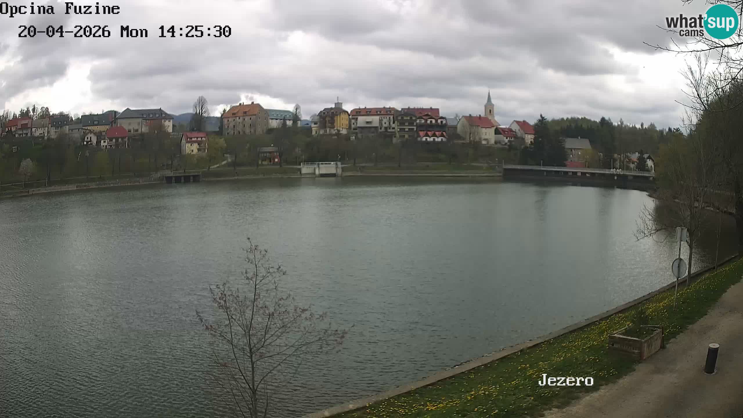 Bajersko Jezero web kamera Fužine