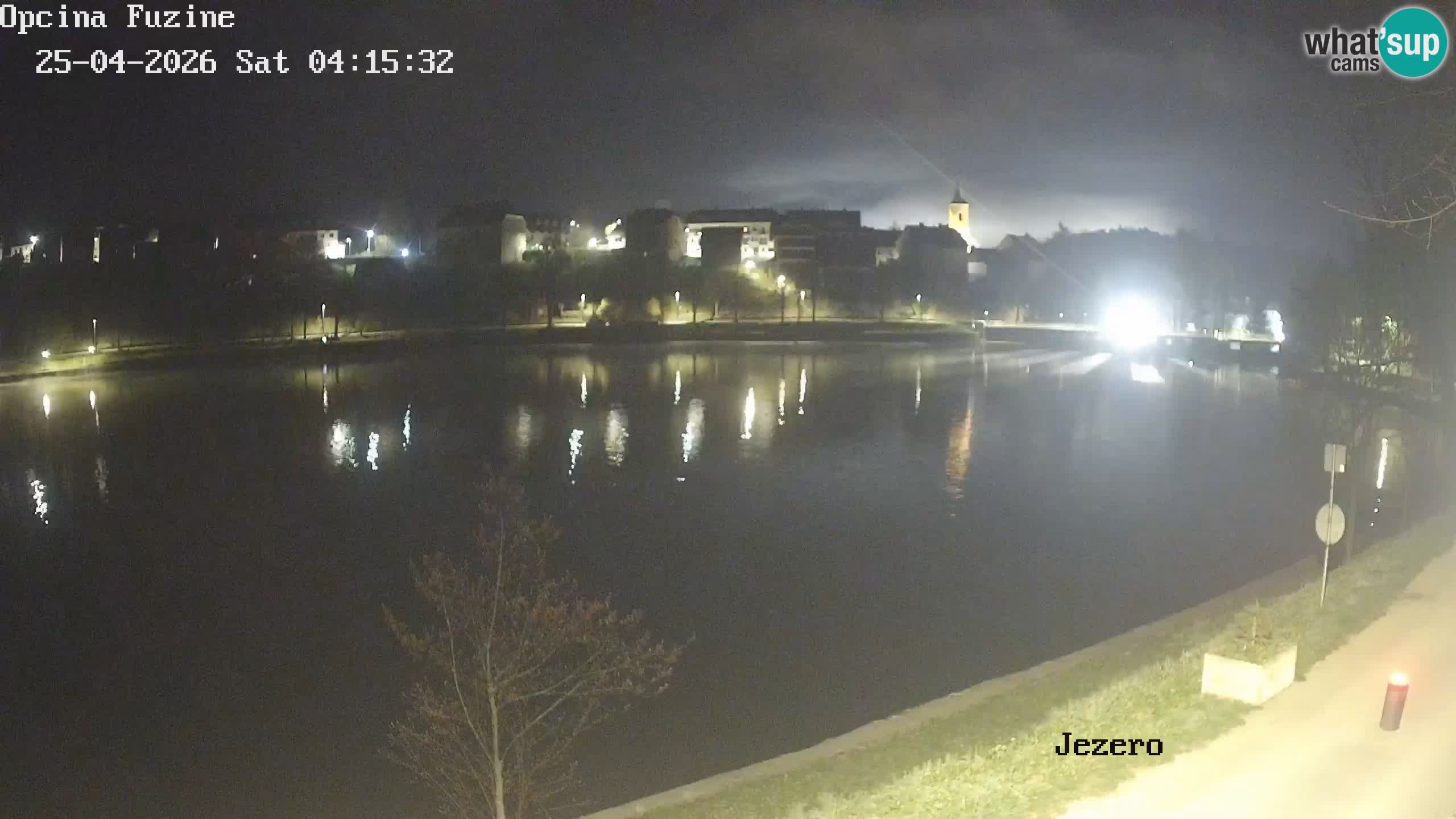 Bajersko Jezero web kamera Fužine