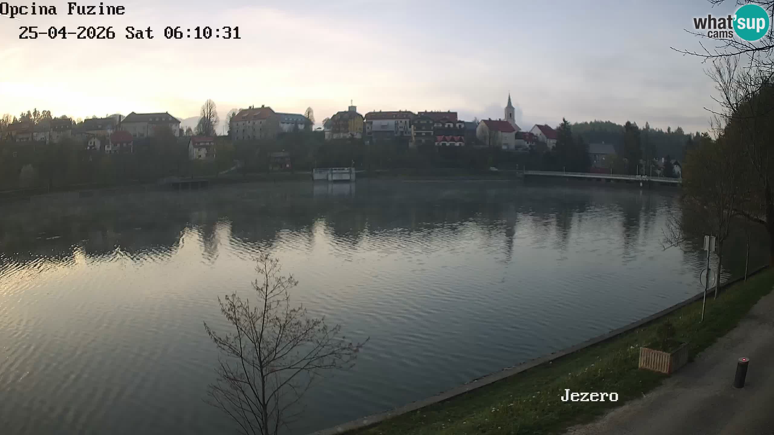 Bajersko Jezero web kamera Fužine