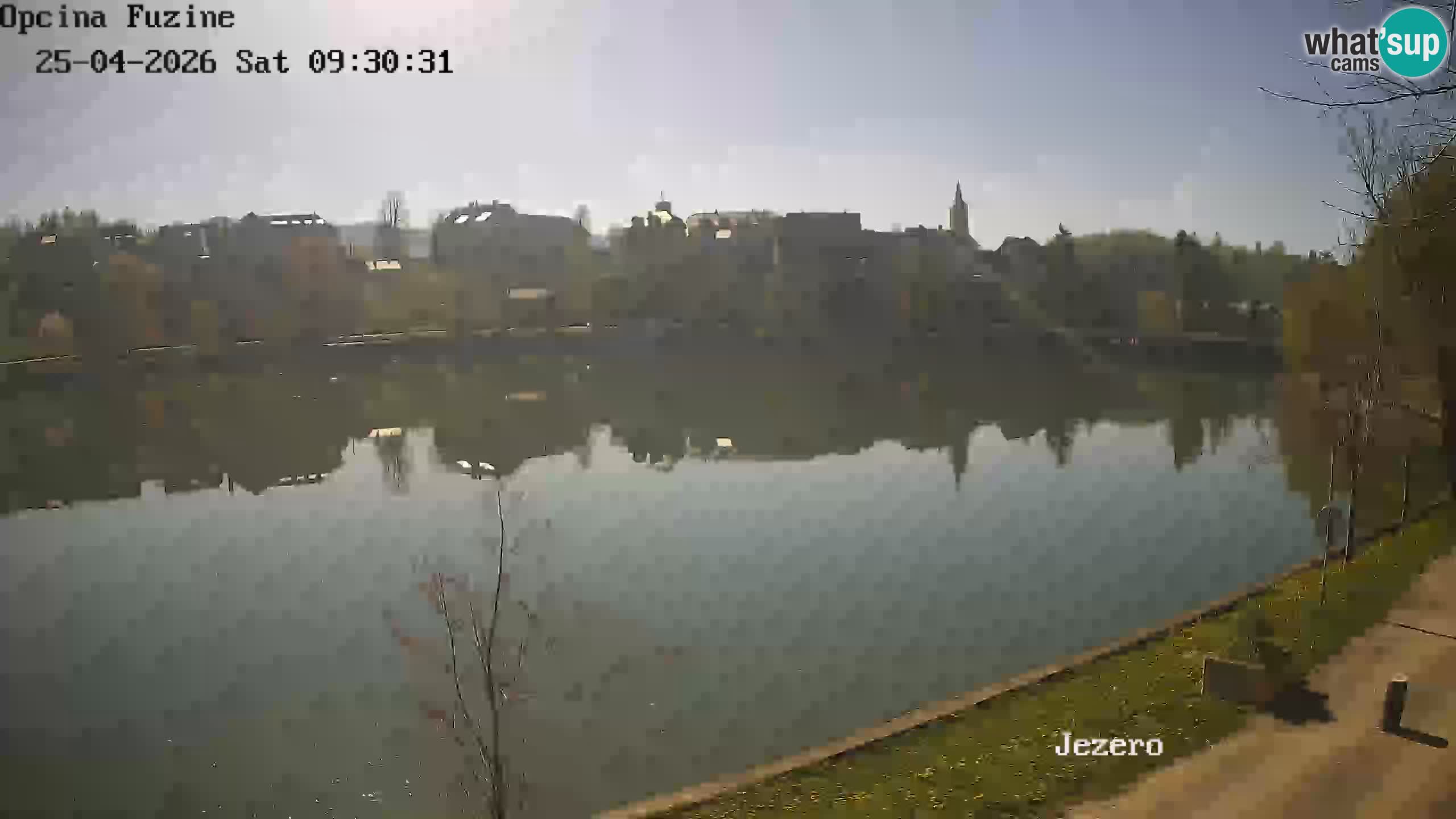 Bajersko Jezero web kamera Fužine