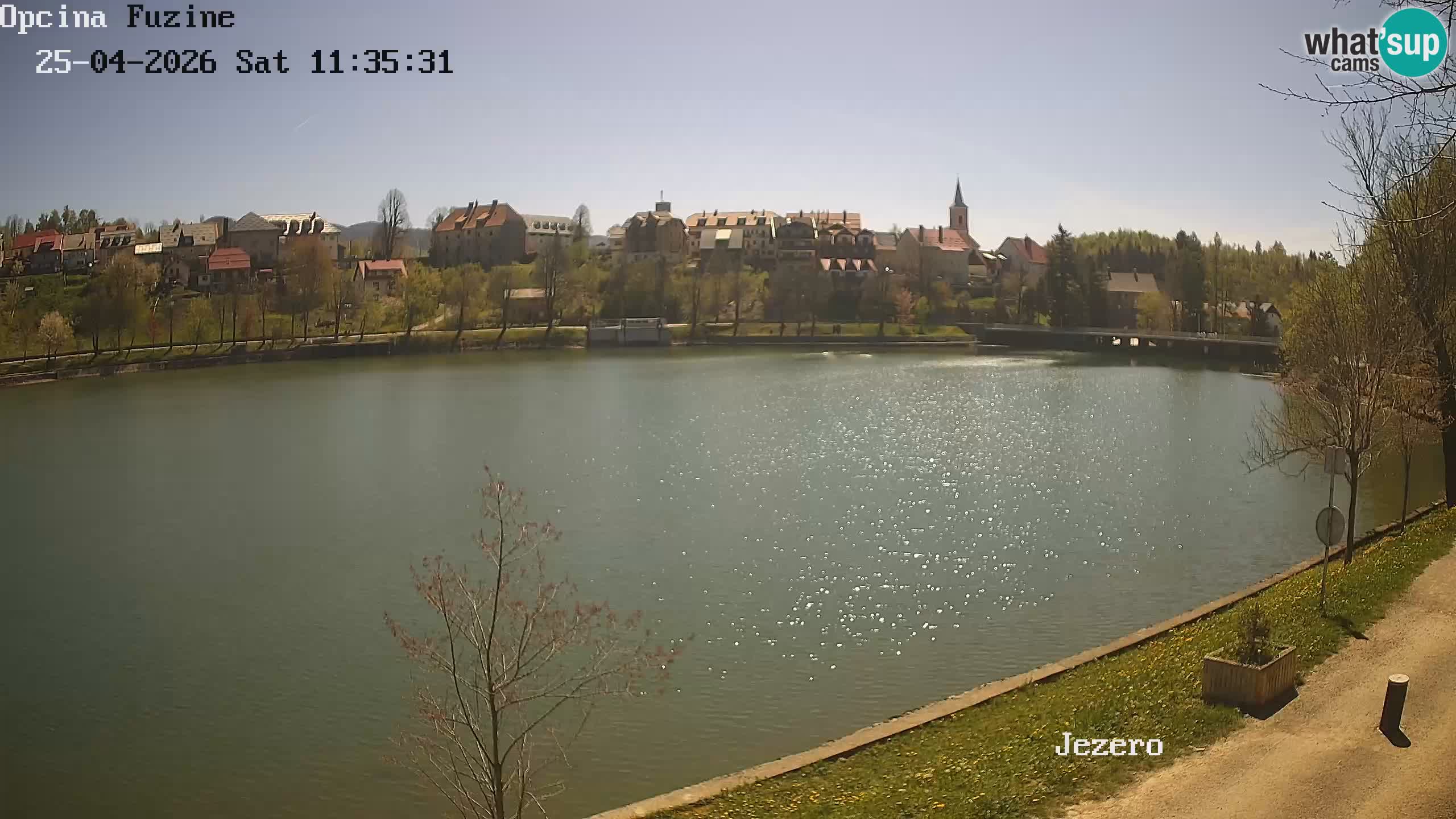 Bajersko Jezero web kamera Fužine