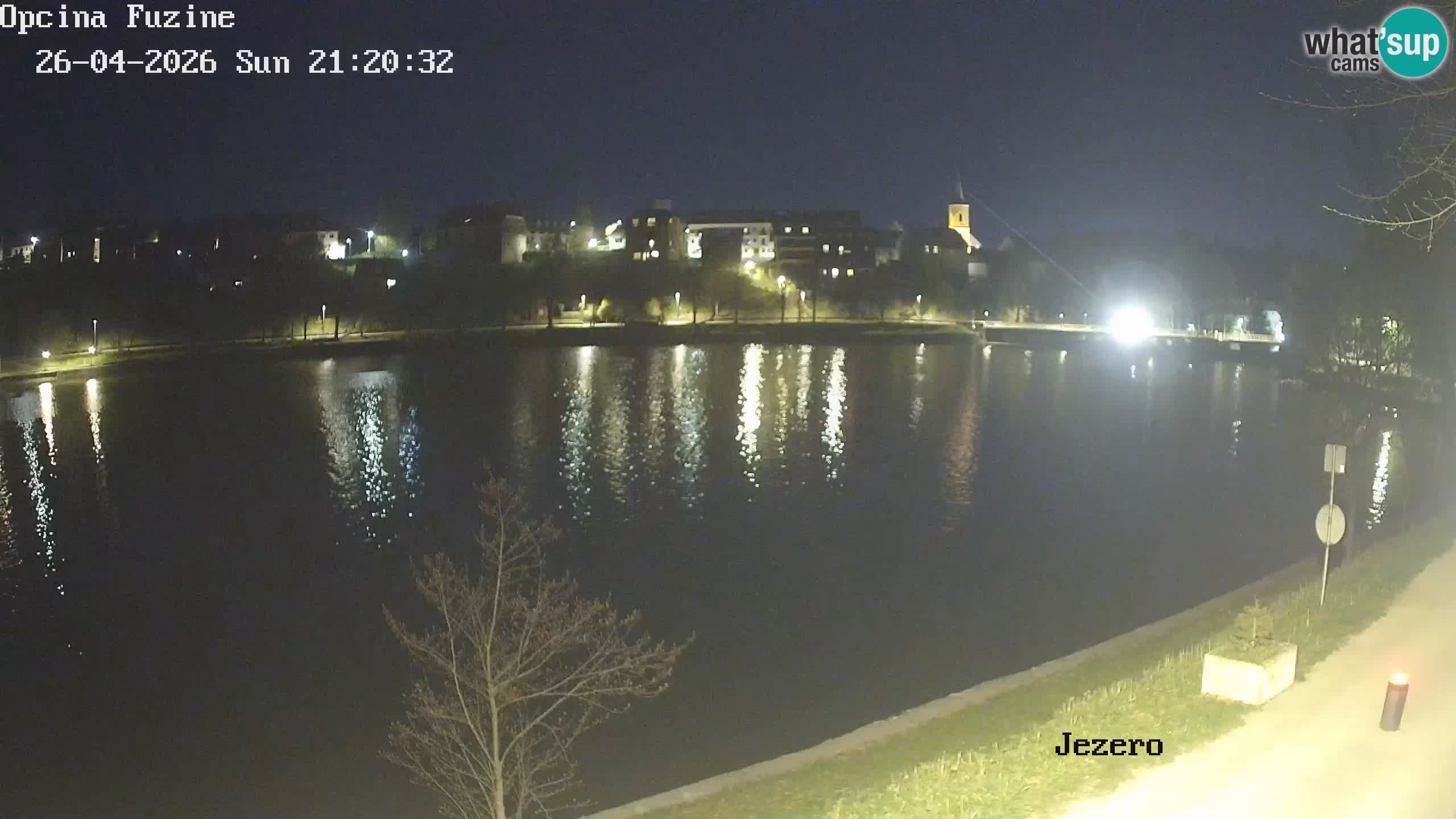 Bajersko Jezero web kamera Fužine