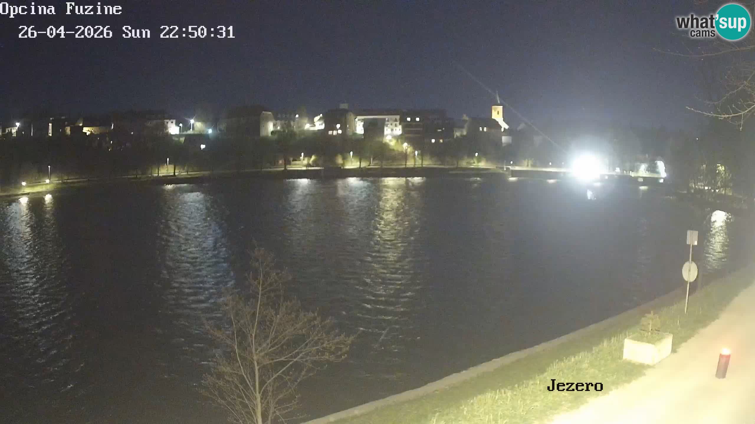 Bajersko Jezero web kamera Fužine