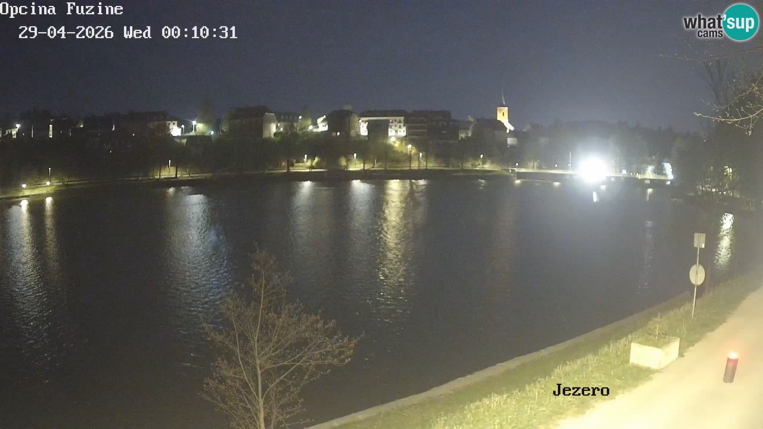 Bajersko Jezero web kamera Fužine