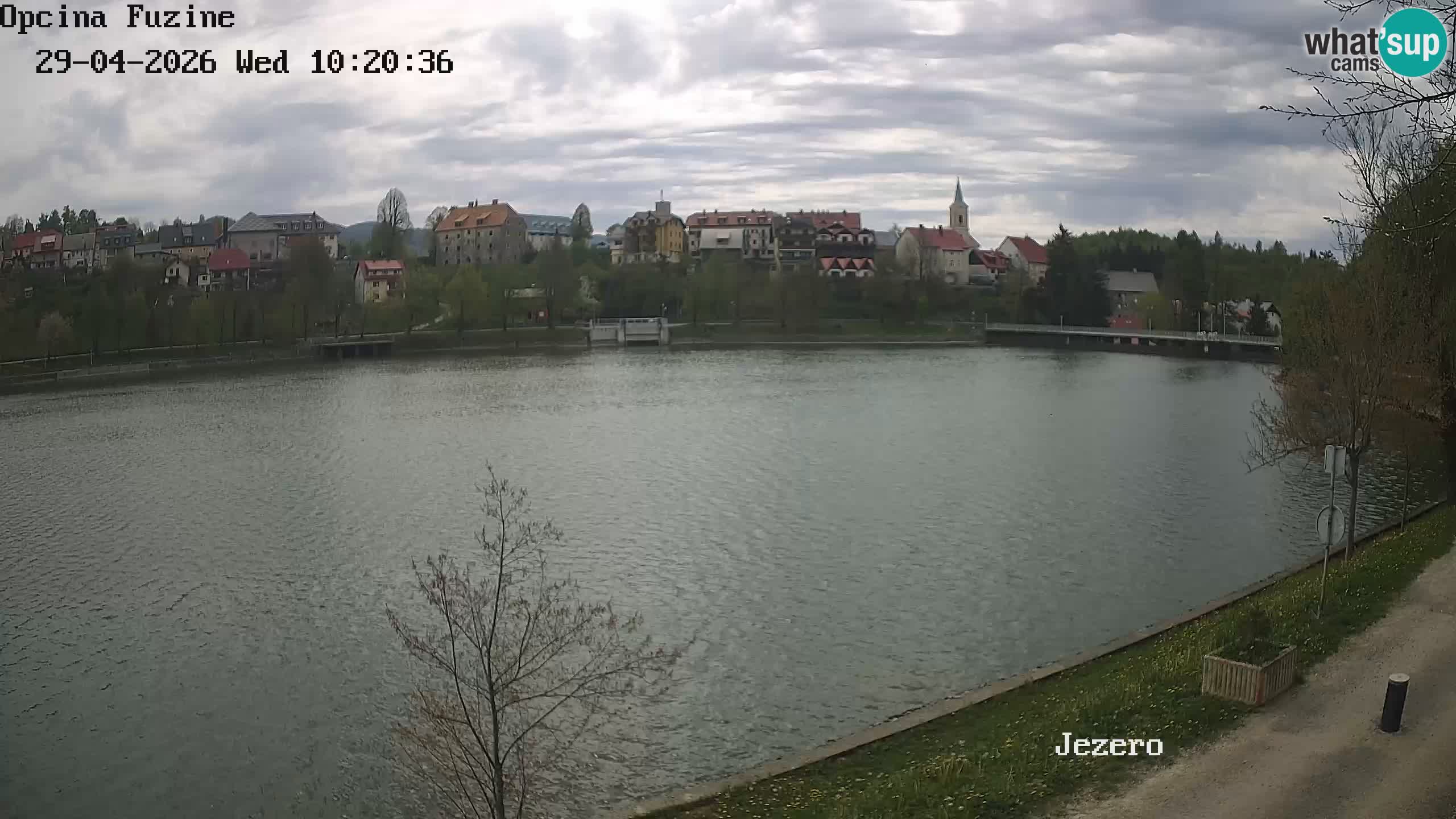 Bajersko Jezero web kamera Fužine