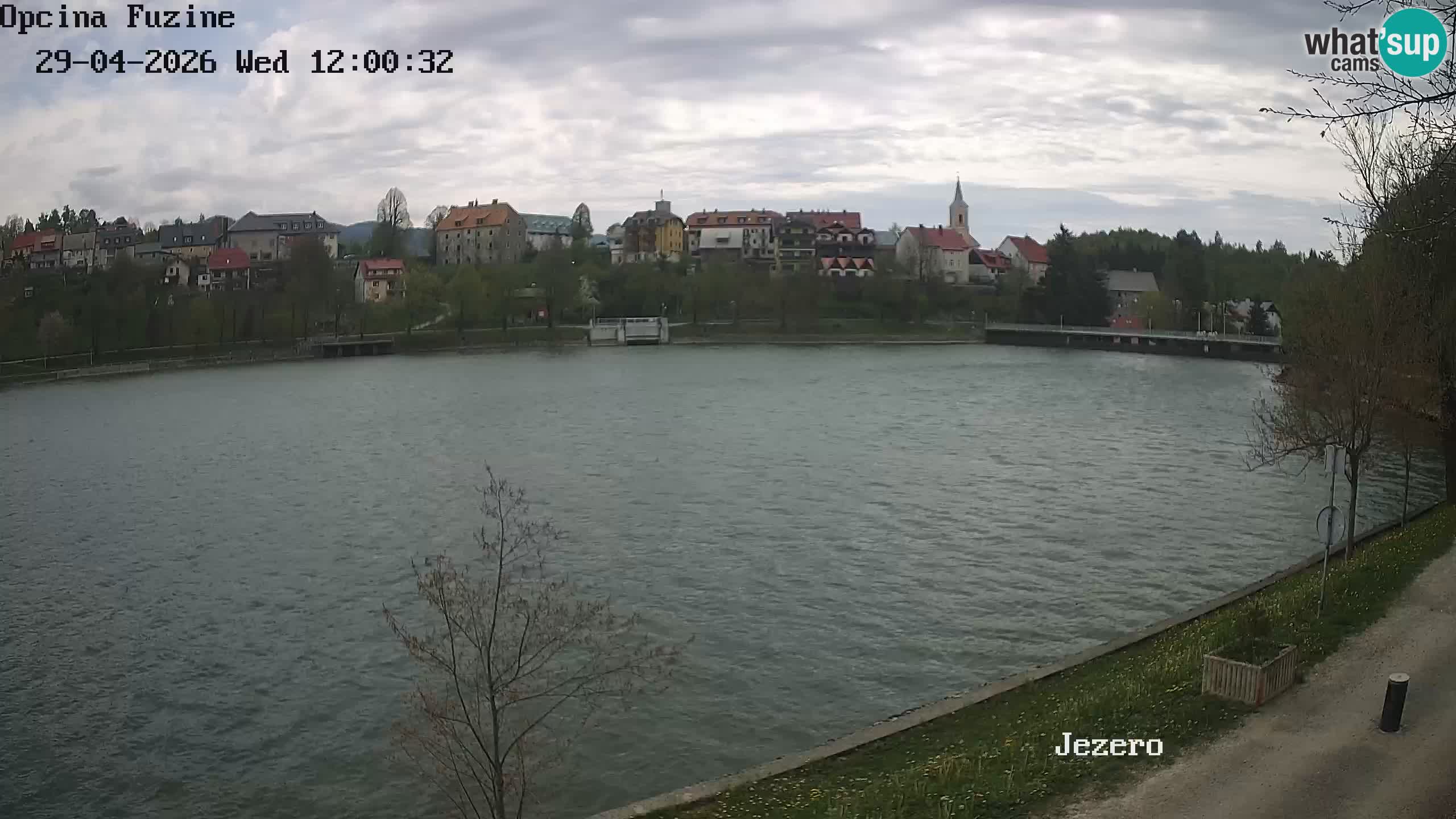 Bajersko Jezero web kamera Fužine