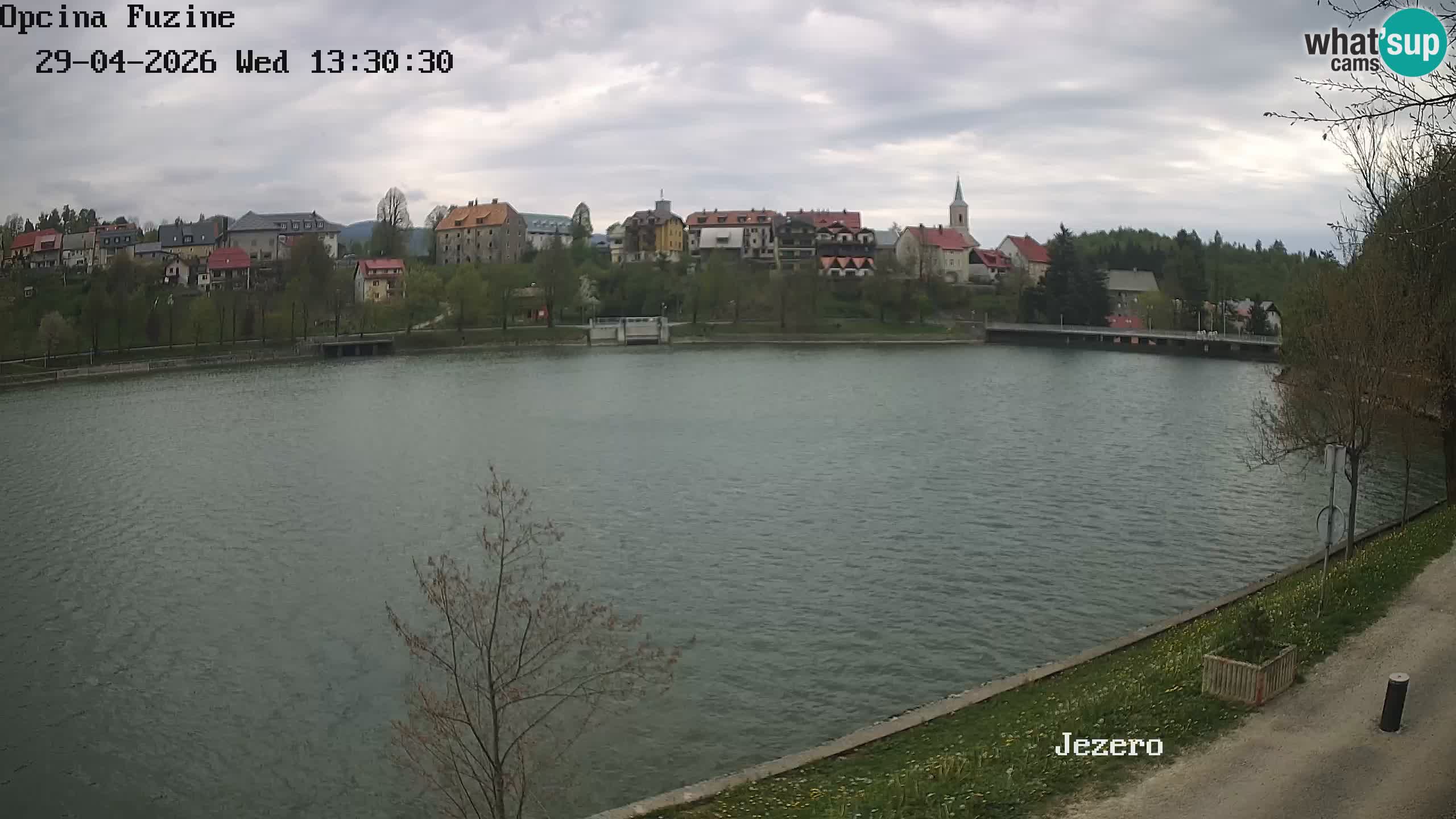 Bajersko Jezero web kamera Fužine