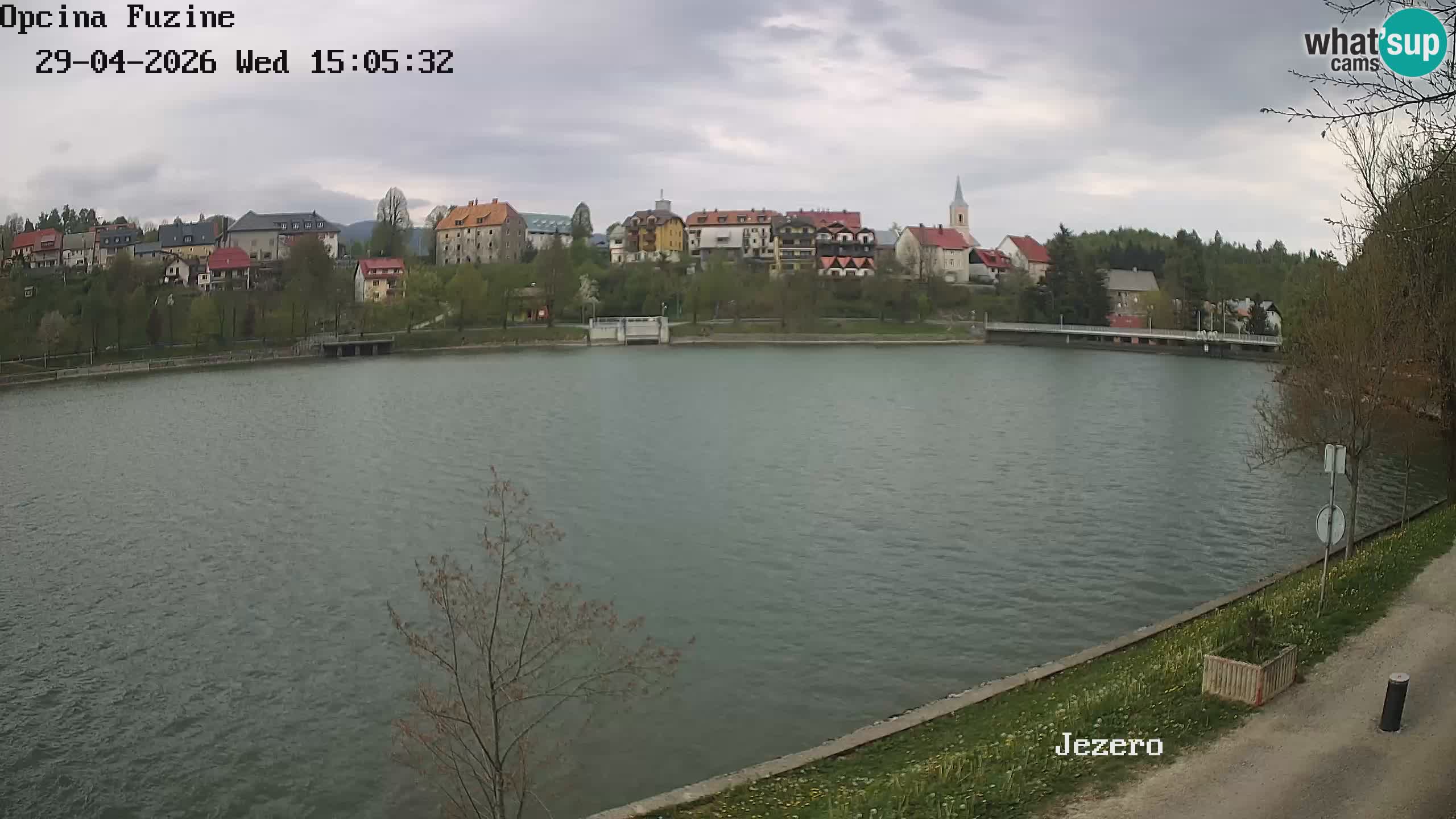 Bajersko Jezero web kamera Fužine