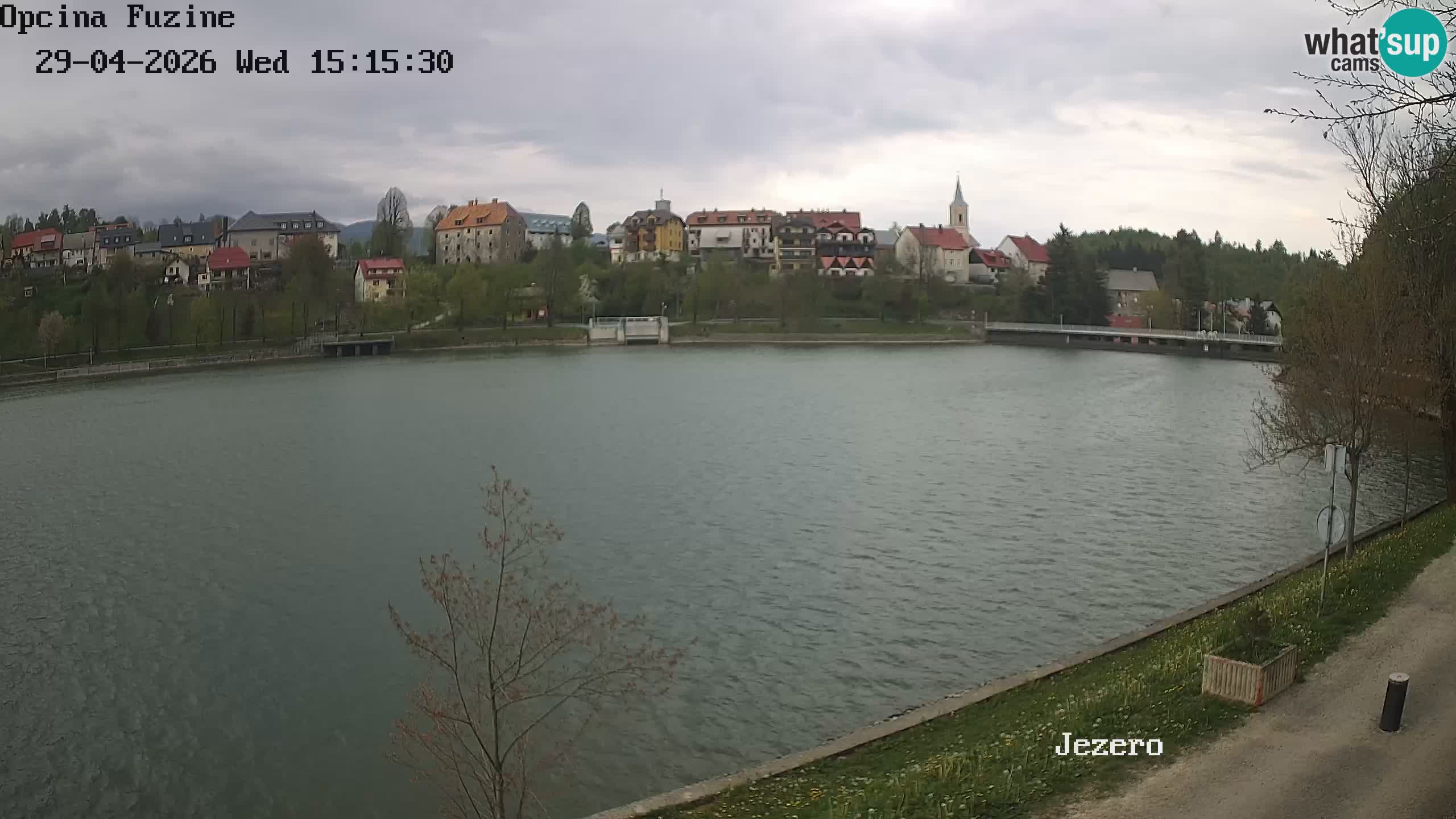 Bajersko Jezero web kamera Fužine