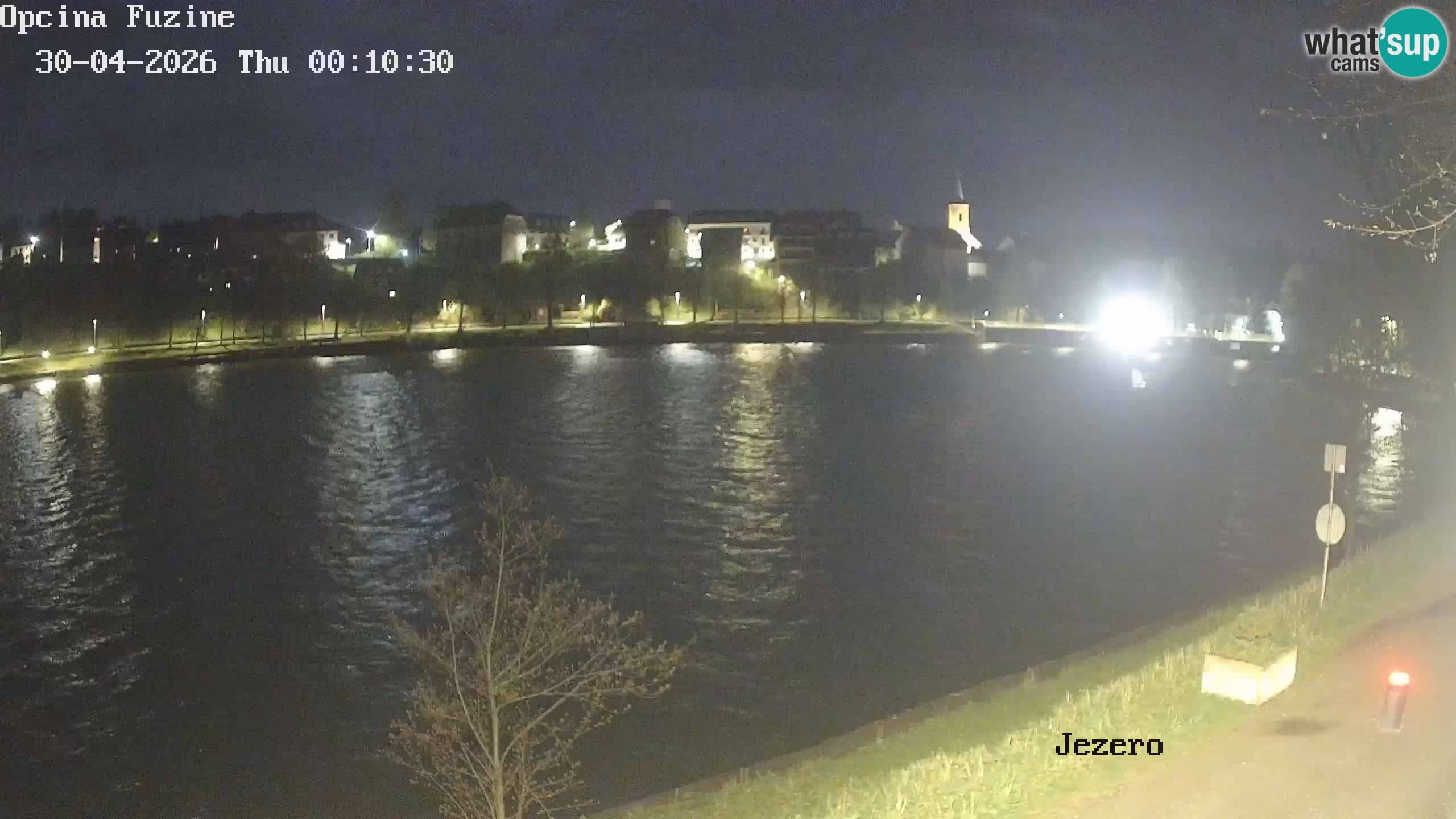 Bajersko Jezero web kamera Fužine