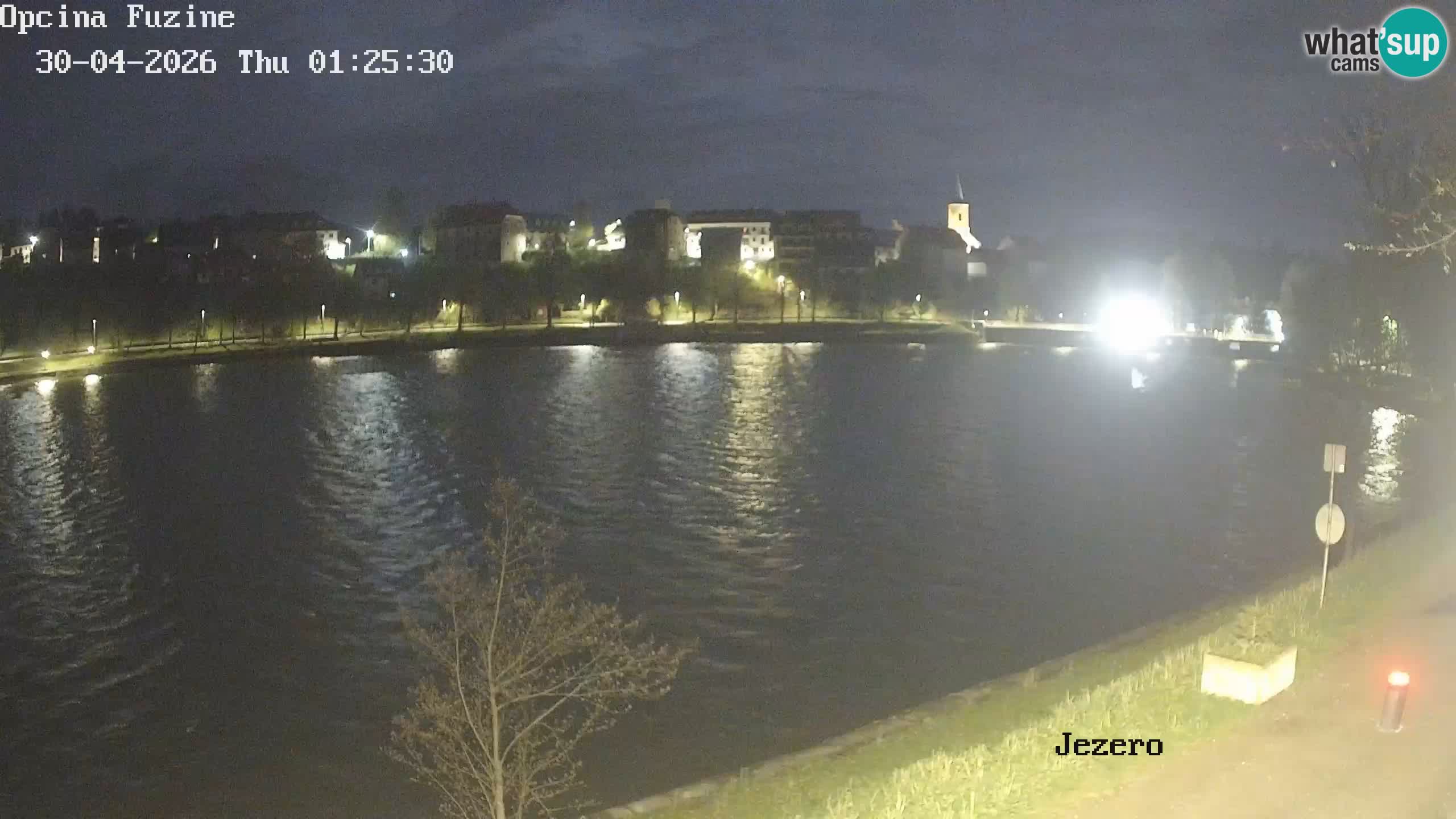 Bajersko Jezero web kamera Fužine