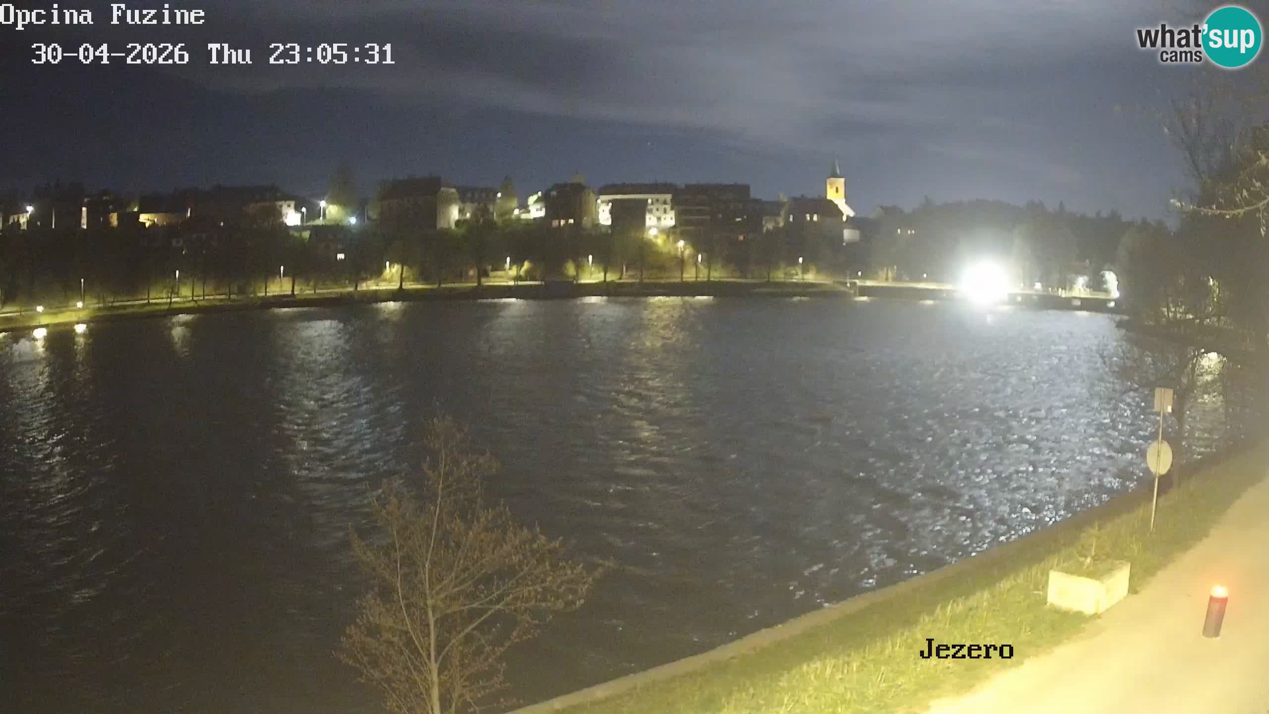 Bajersko Jezero web kamera Fužine