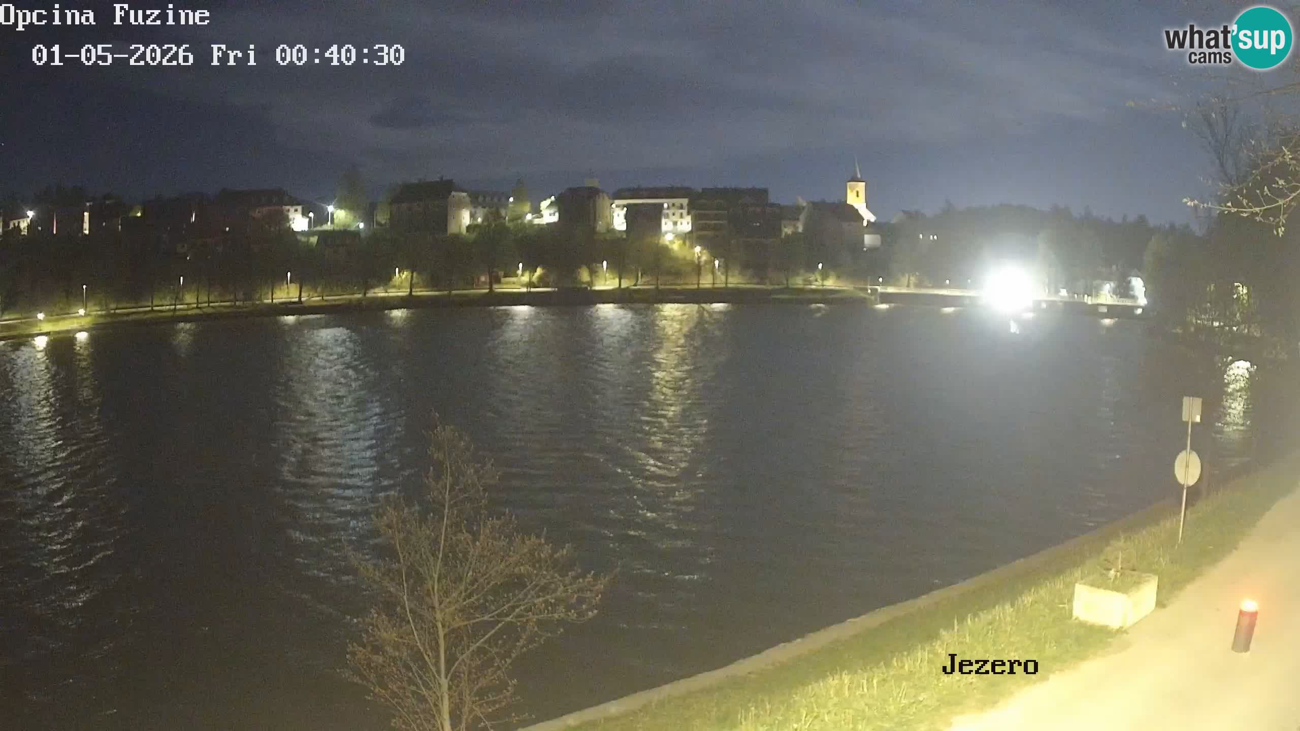 Bajersko Jezero web kamera Fužine