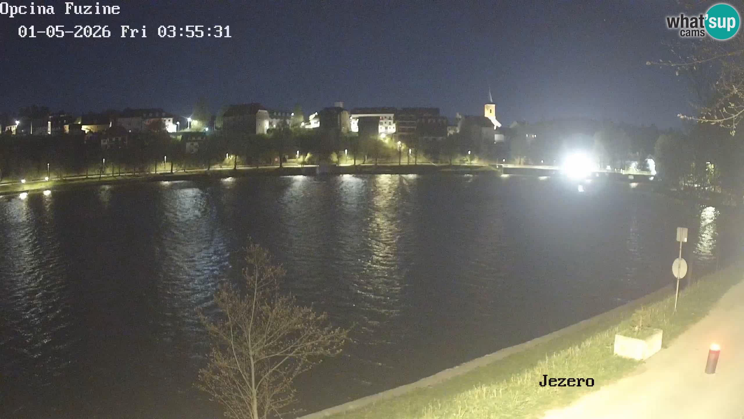 Bajersko Jezero web kamera Fužine