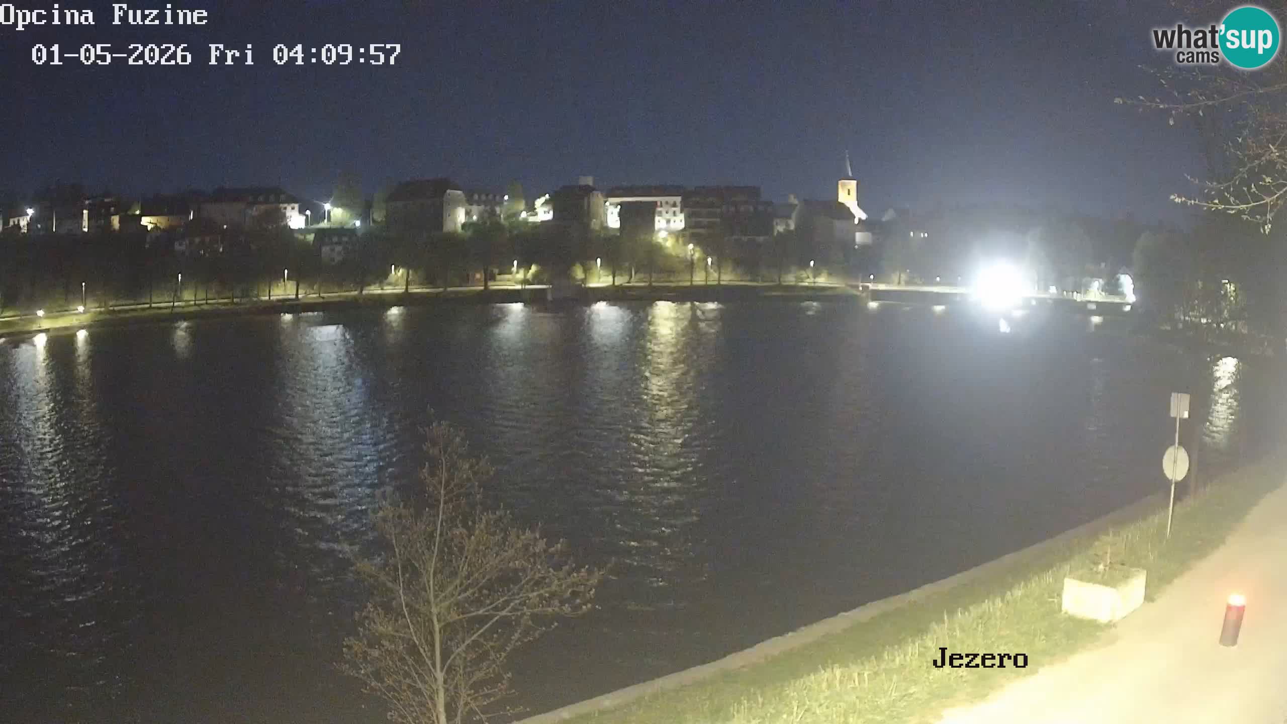 Bajersko Jezero web kamera Fužine