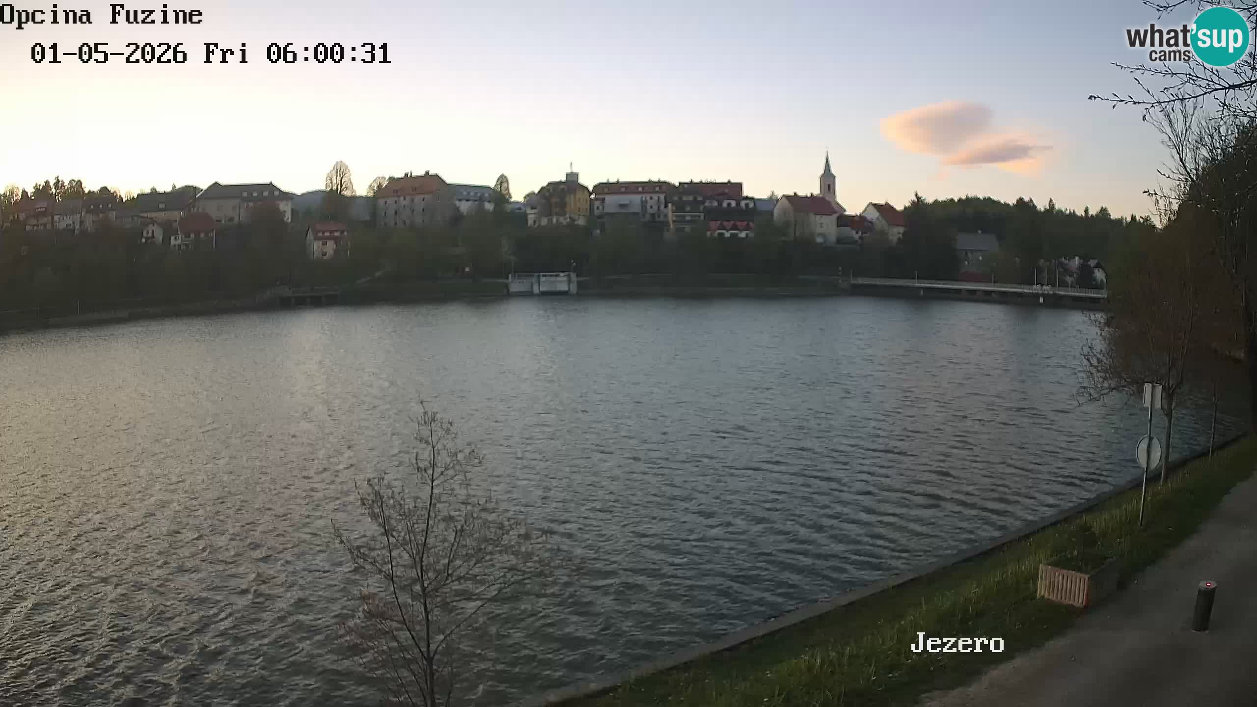 Bajersko Jezero web kamera Fužine