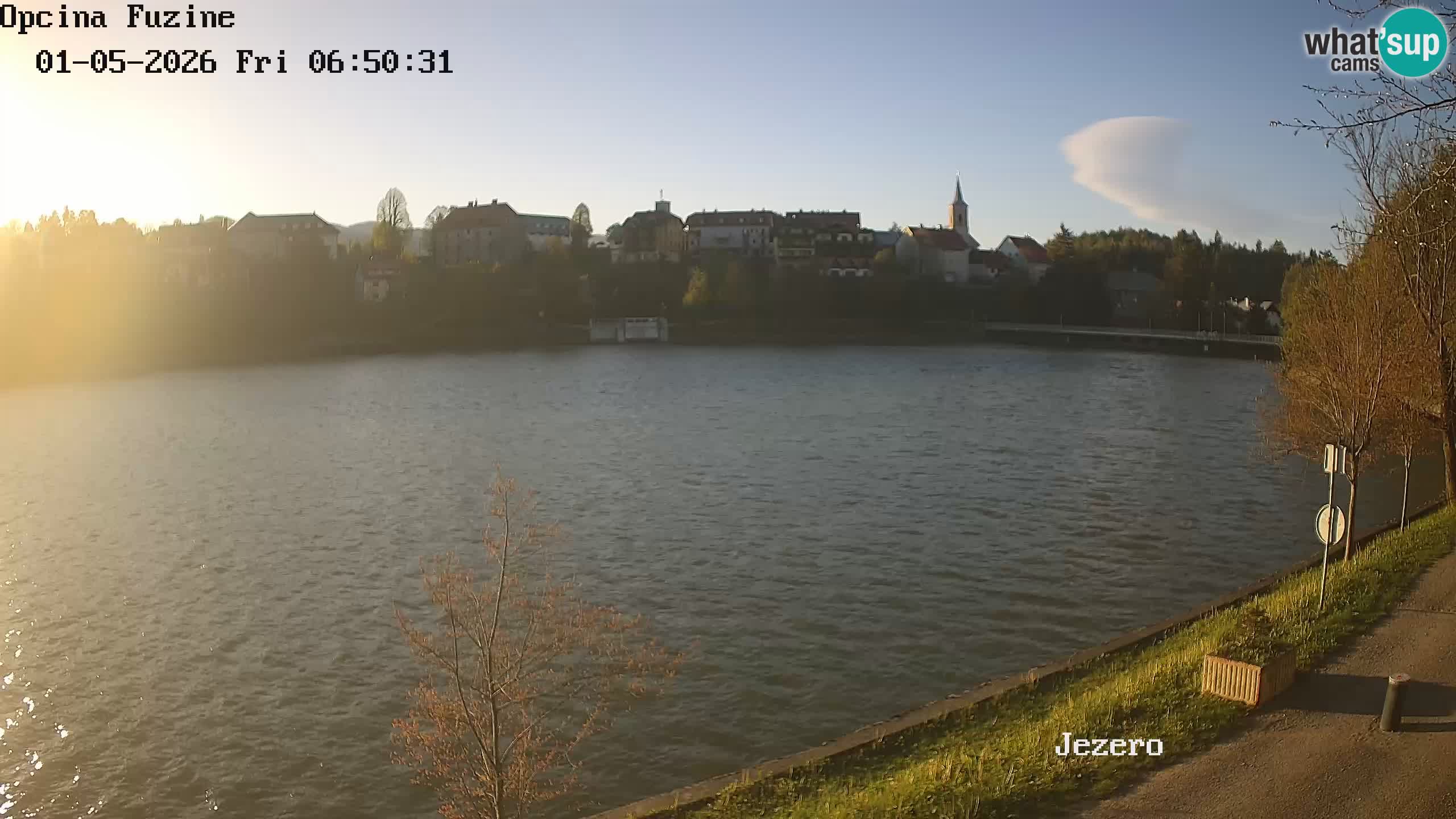 Kamera v živo Bajersko Jezero Fužine