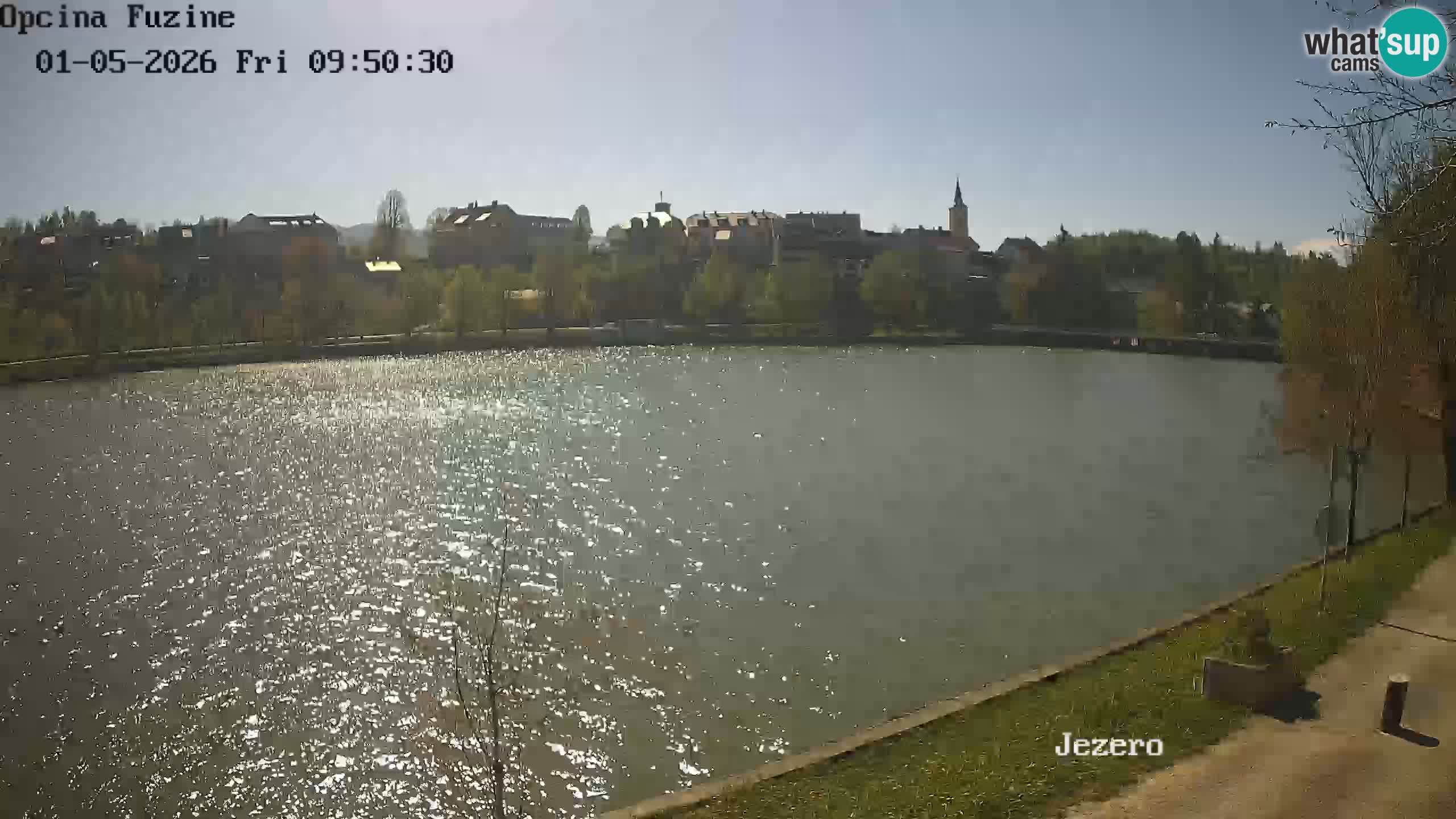 Bajersko Jezero web kamera Fužine