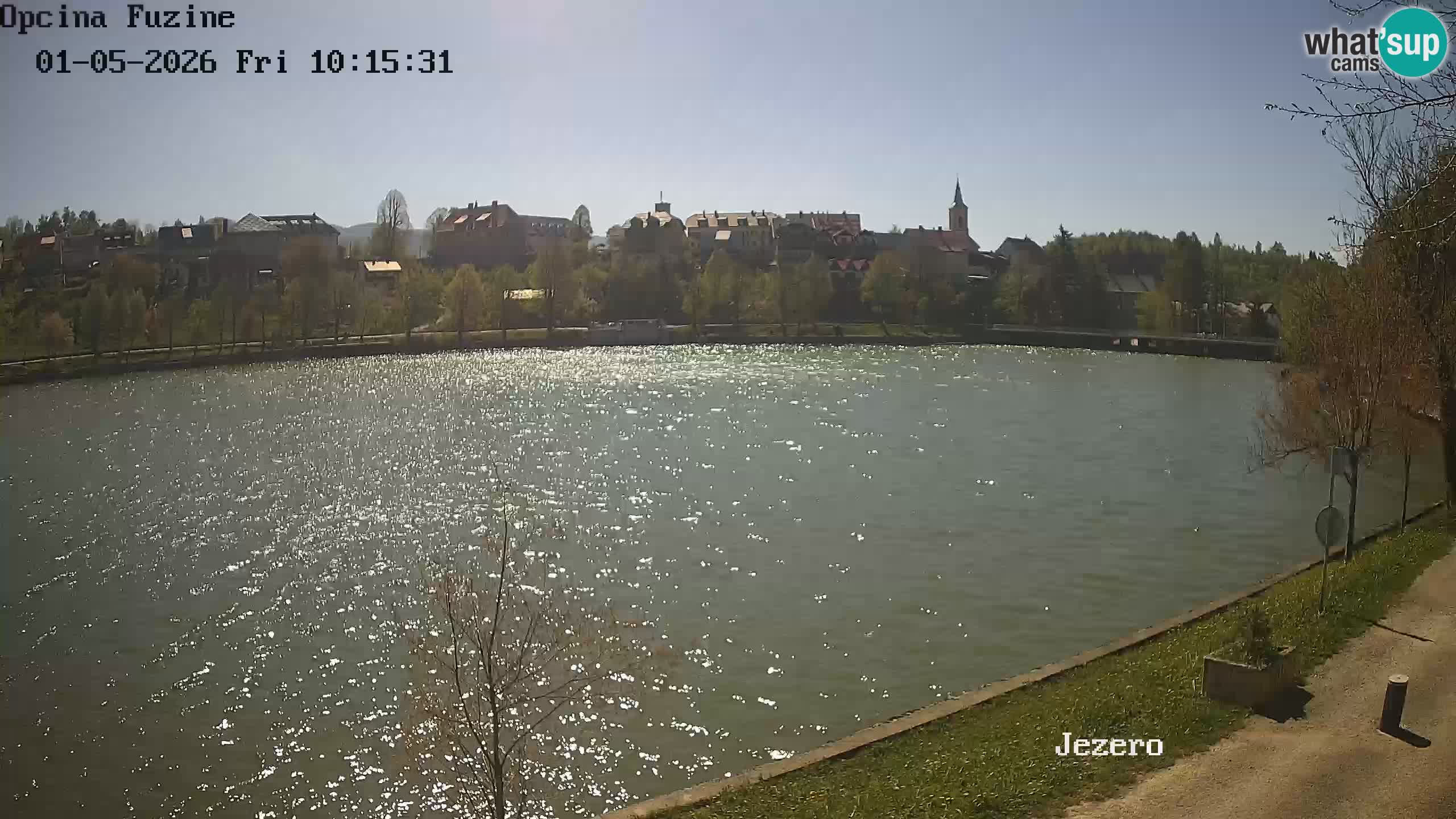 LIVE Lake Bajer livecam Bajersko Jezero Fužine