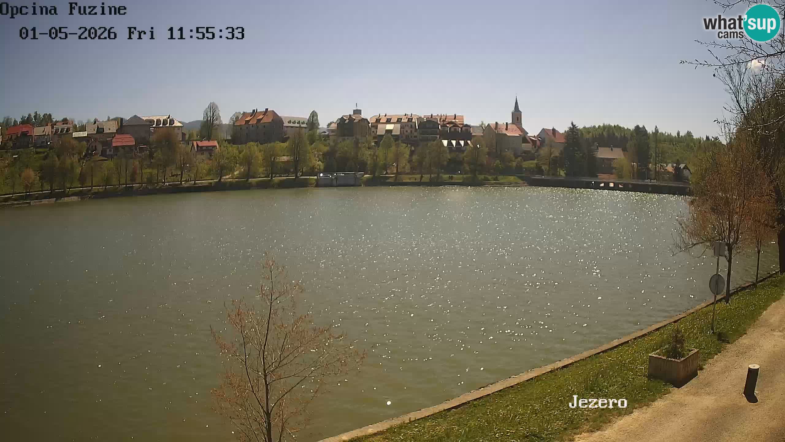 Bajersko Jezero web kamera Fužine